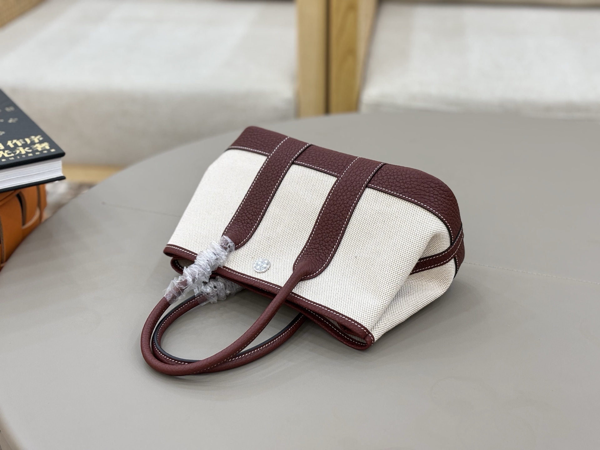 Hermès 高仿 女款 Garden Party 托特包 帆布拼皮 百搭通勤風| 11 Hermès 高仿 女款 Garden Party 托特包 帆布拼皮 百搭通勤風
