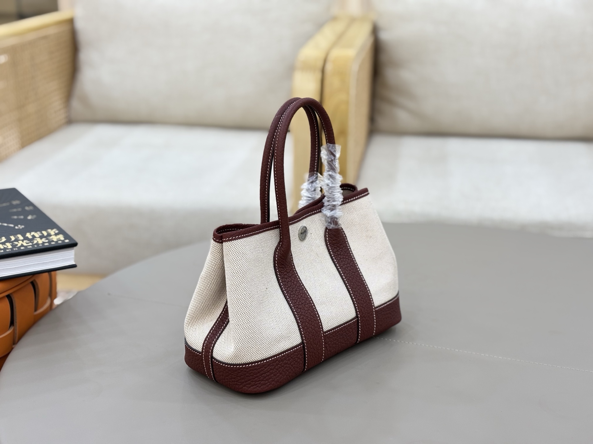 Hermès 高仿 女款 Garden Party 托特包 帆布拼皮 百搭通勤風| 9 Hermès 高仿 女款 Garden Party 托特包 帆布拼皮 百搭通勤風