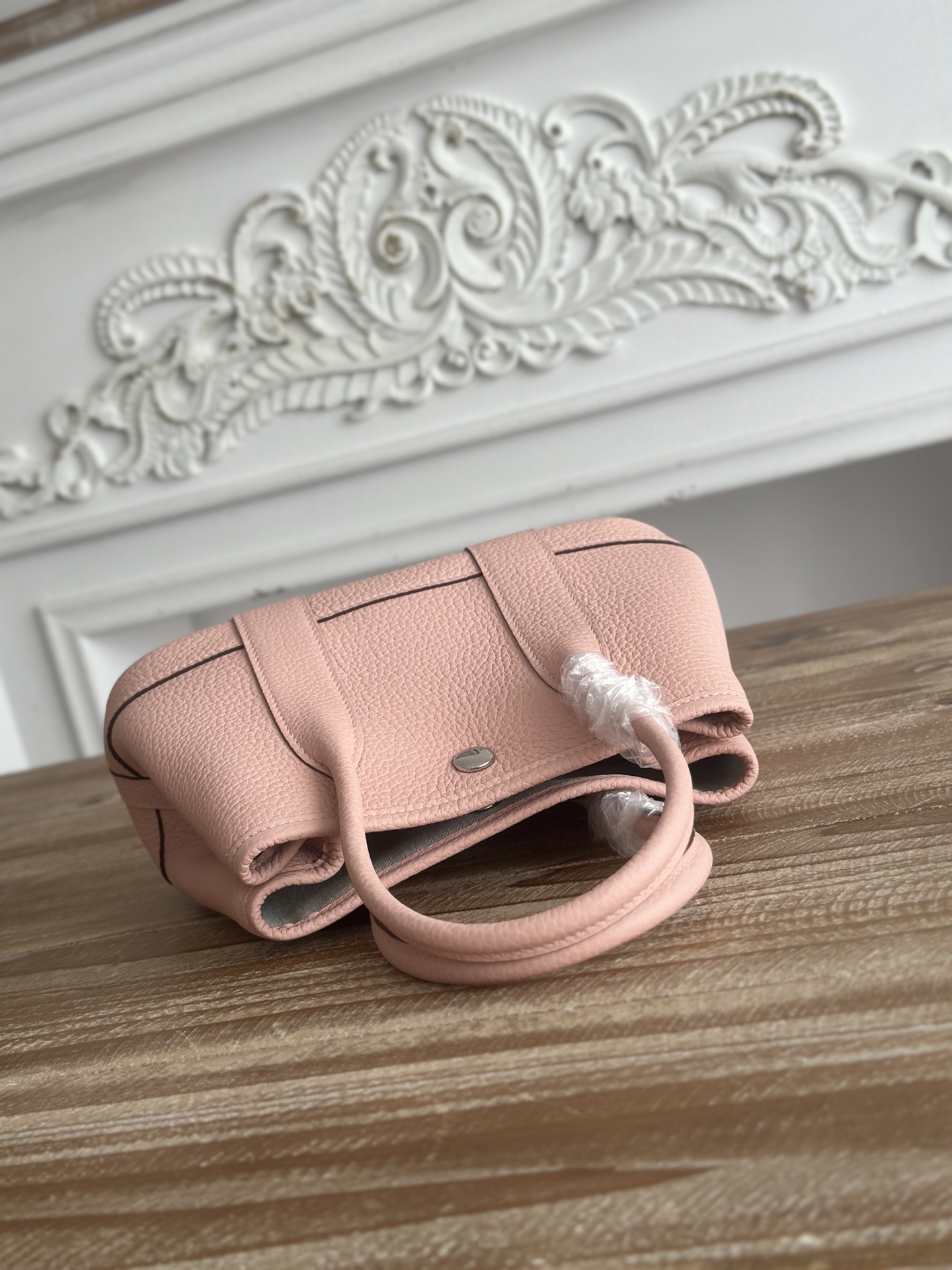 Hermès 高仿 女款 Garden Party 手提包 粉色荔枝紋 輕奢甜美風| 10 Hermès 高仿 女款 Garden Party 手提包 粉色荔枝紋 輕奢甜美風