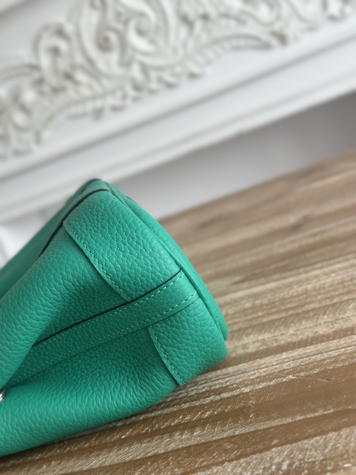Hermès 原單 女款 Garden Party 手提包 綠色荔枝紋 亮眼時尚款| 12 Hermès 原單 女款 Garden Party 手提包 綠色荔枝紋 亮眼時尚款