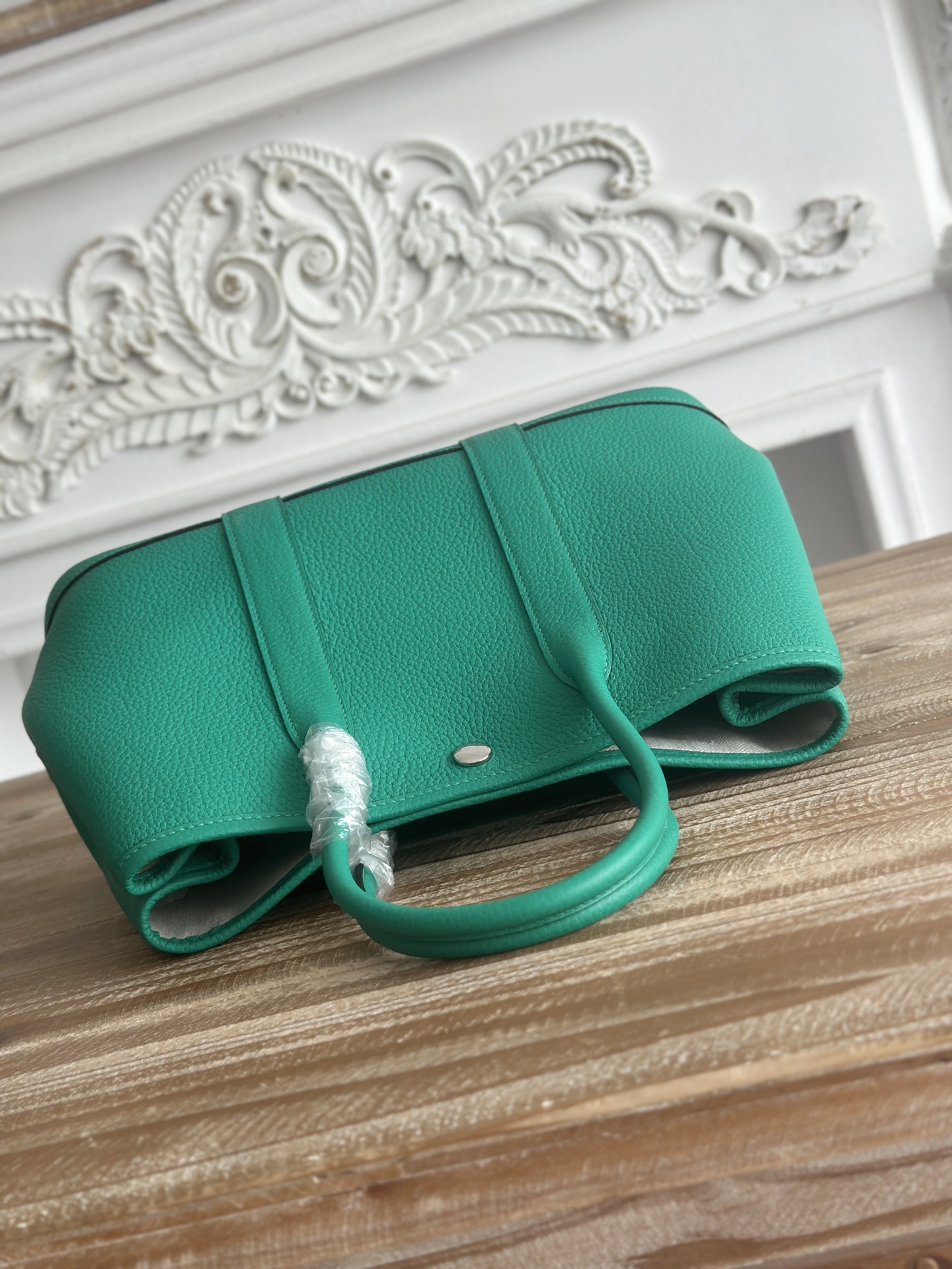 Hermès 高仿 女款 Garden Party 托特包 綠色全皮革設計 百搭通勤款| 10 Hermès 高仿 女款 Garden Party 托特包 綠色全皮革設計 百搭通勤款
