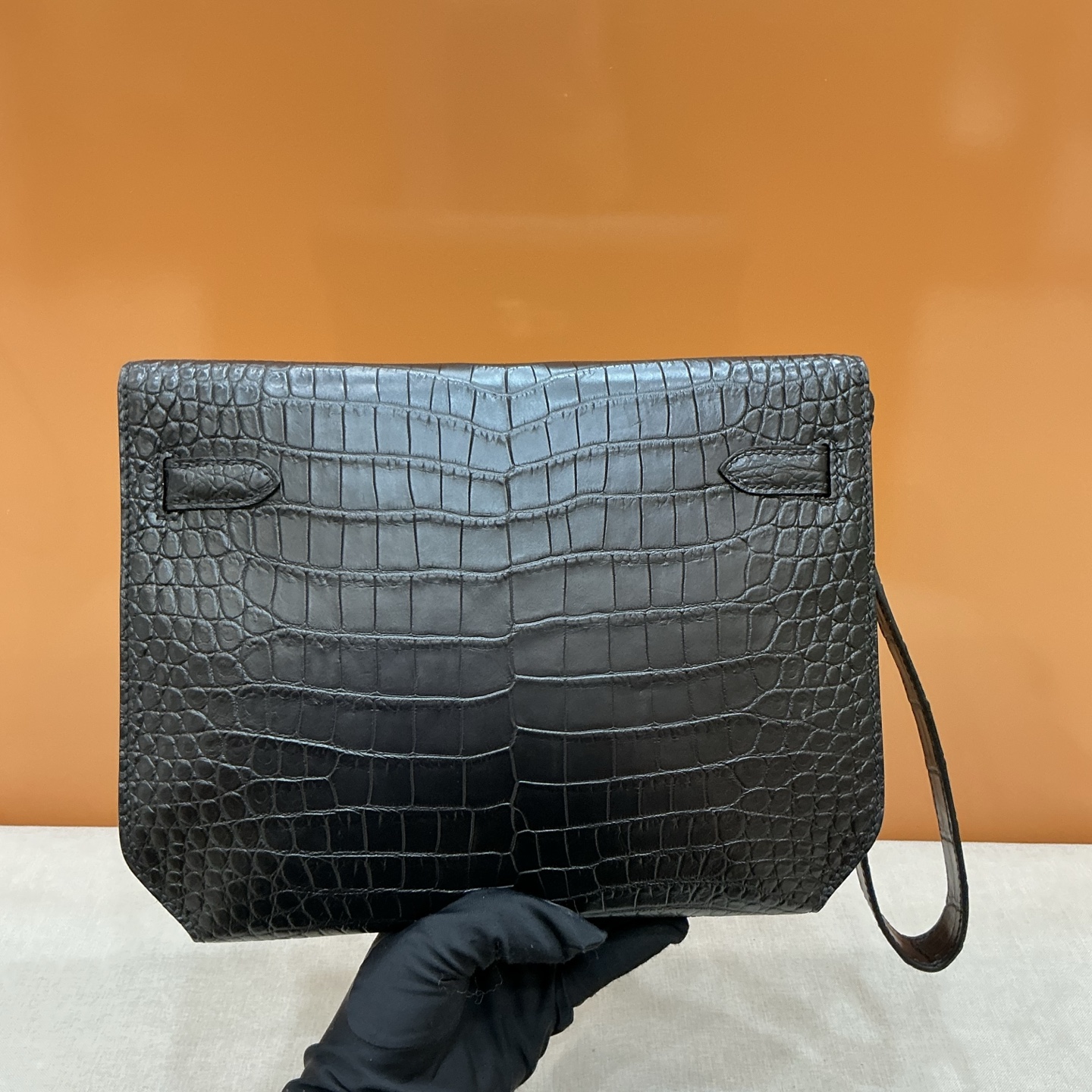 Hermès 原單 鱷魚紋手拿包 男士大容量商務手包精品款| 14 Hermès 原單 鱷魚紋手拿包 男士大容量商務手包精品款