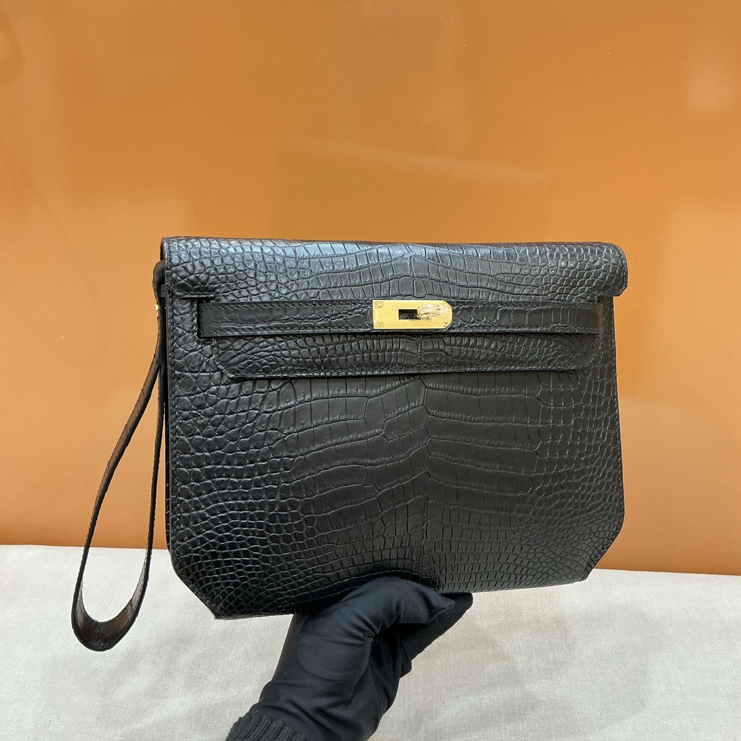 Hermès 原單 鱷魚紋手拿包 男士大容量商務手包精品款| 13 Hermès 原單 鱷魚紋手拿包 男士大容量商務手包精品款