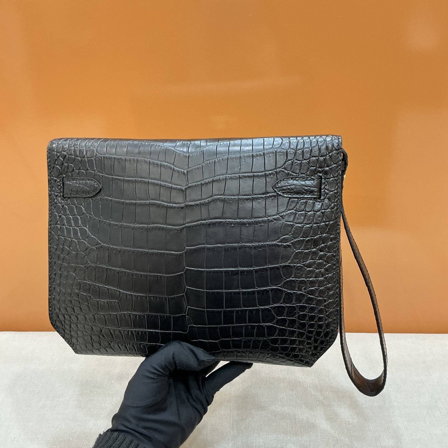 Hermès 原單 鱷魚紋手拿包 男士大容量商務手包精品款| 12 Hermès 原單 鱷魚紋手拿包 男士大容量商務手包精品款