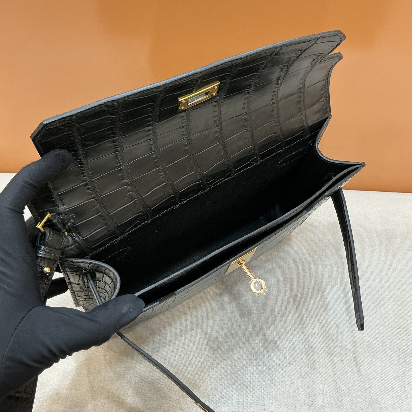 Hermès 原單 鱷魚紋手拿包 男士大容量商務手包精品款| 11 Hermès 原單 鱷魚紋手拿包 男士大容量商務手包精品款