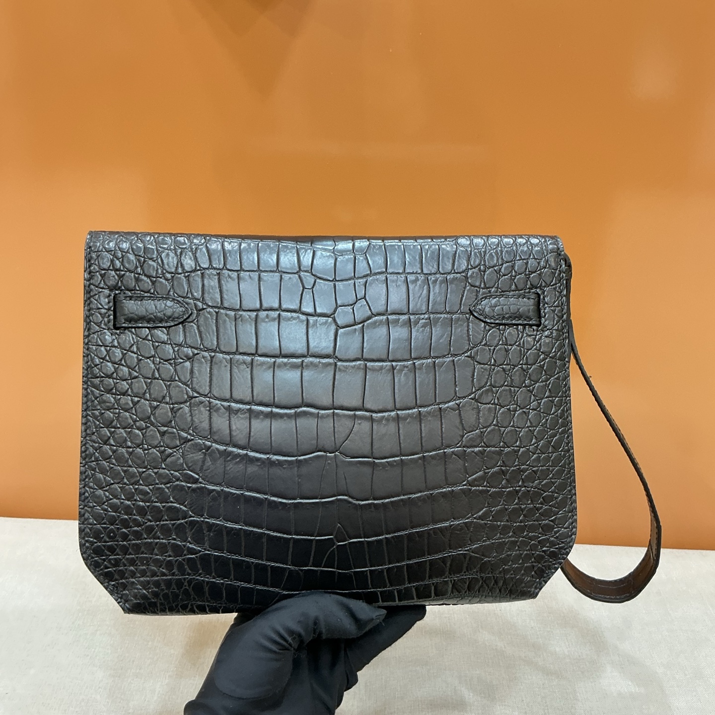 Hermès 原單 鱷魚紋手拿包 男士大容量商務手包精品款| 8 Hermès 原單 鱷魚紋手拿包 男士大容量商務手包精品款
