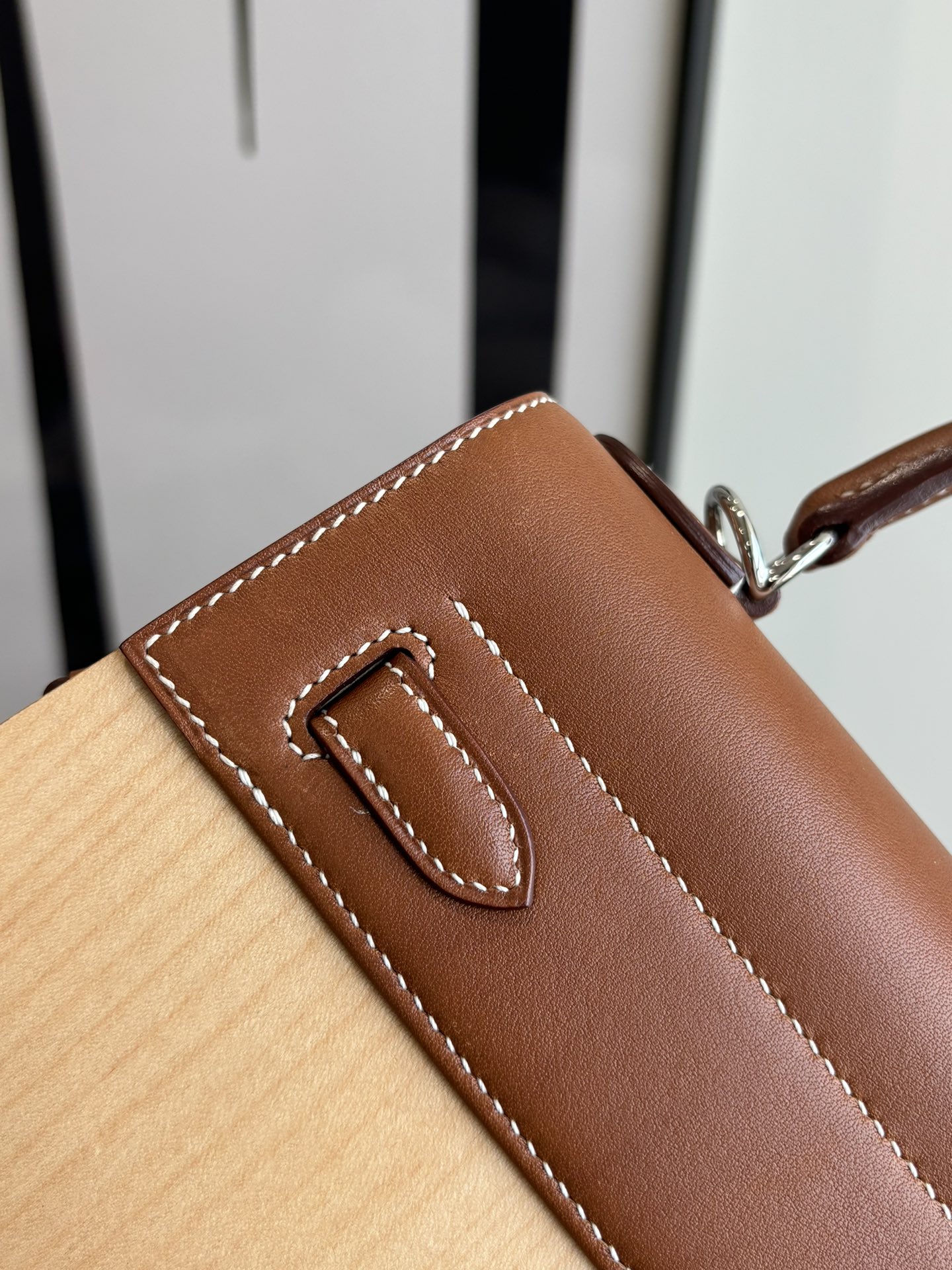 Hermès 原單 Kelly 幾何拼色手提包 藝術風精品女包| 9 Hermès 原單 Kelly 幾何拼色手提包 藝術風精品女包