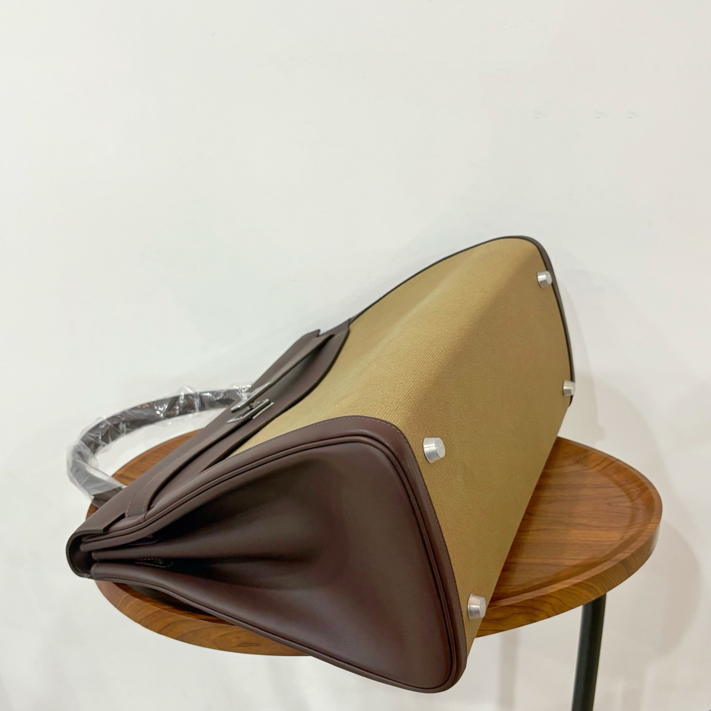 Hermès 高仿 Kelly 40 酒紫色拼接帆布手提包 高質感大容量精品包| 11 Hermès 高仿 Kelly 40 酒紫色拼接帆布手提包 高質感大容量精品包