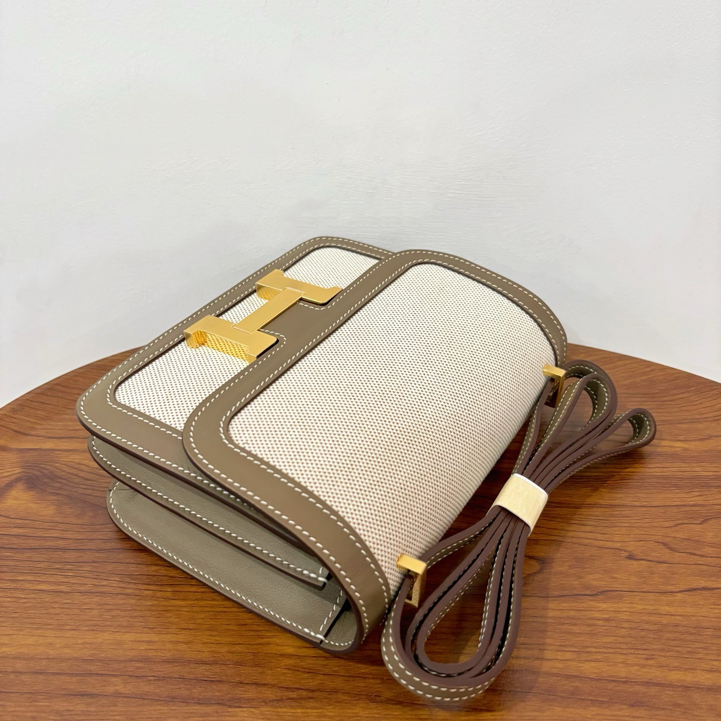 Hermes Constance 一比一帆布拼接H扣包質感肩背斜背包| 11 Hermes Constance 一比一帆布拼接H扣包質感肩背斜背包