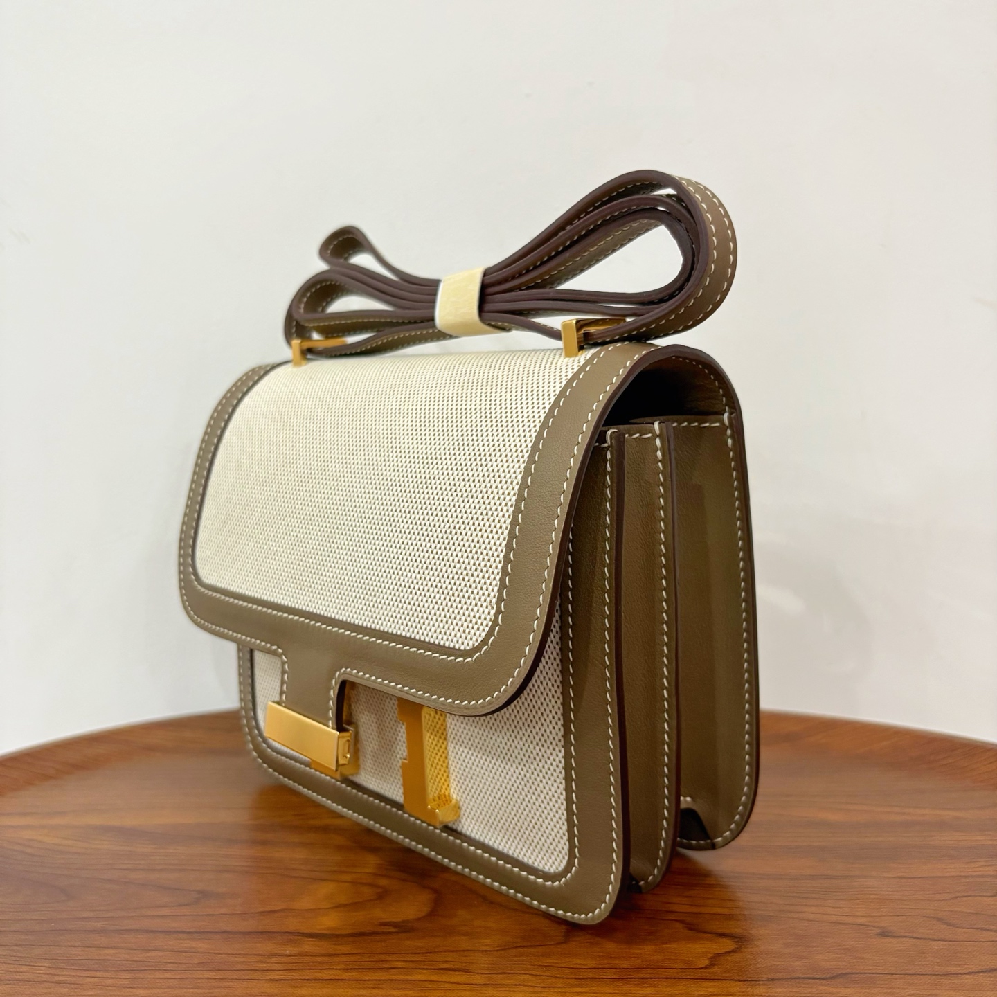 Hermes Constance 一比一帆布拼接H扣包質感肩背斜背包| 9 Hermes Constance 一比一帆布拼接H扣包質感肩背斜背包
