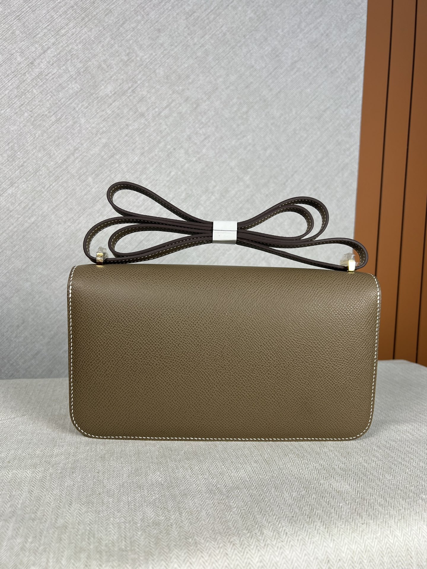 Hermes Constance 一比一大象灰Epsom皮H扣斜背包女包| 13 Hermes Constance 一比一大象灰Epsom皮H扣斜背包女包