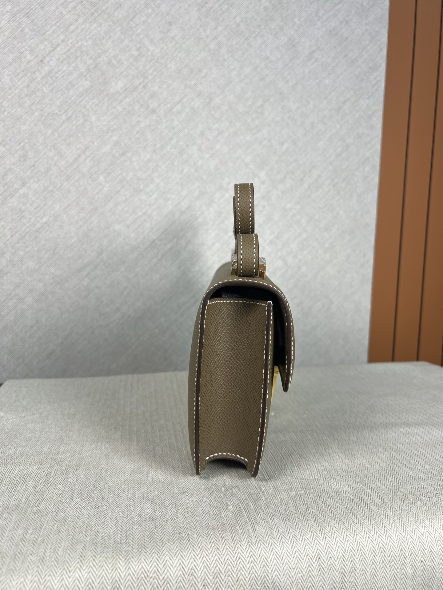 Hermes Constance 一比一大象灰Epsom皮H扣斜背包女包| 12 Hermes Constance 一比一大象灰Epsom皮H扣斜背包女包