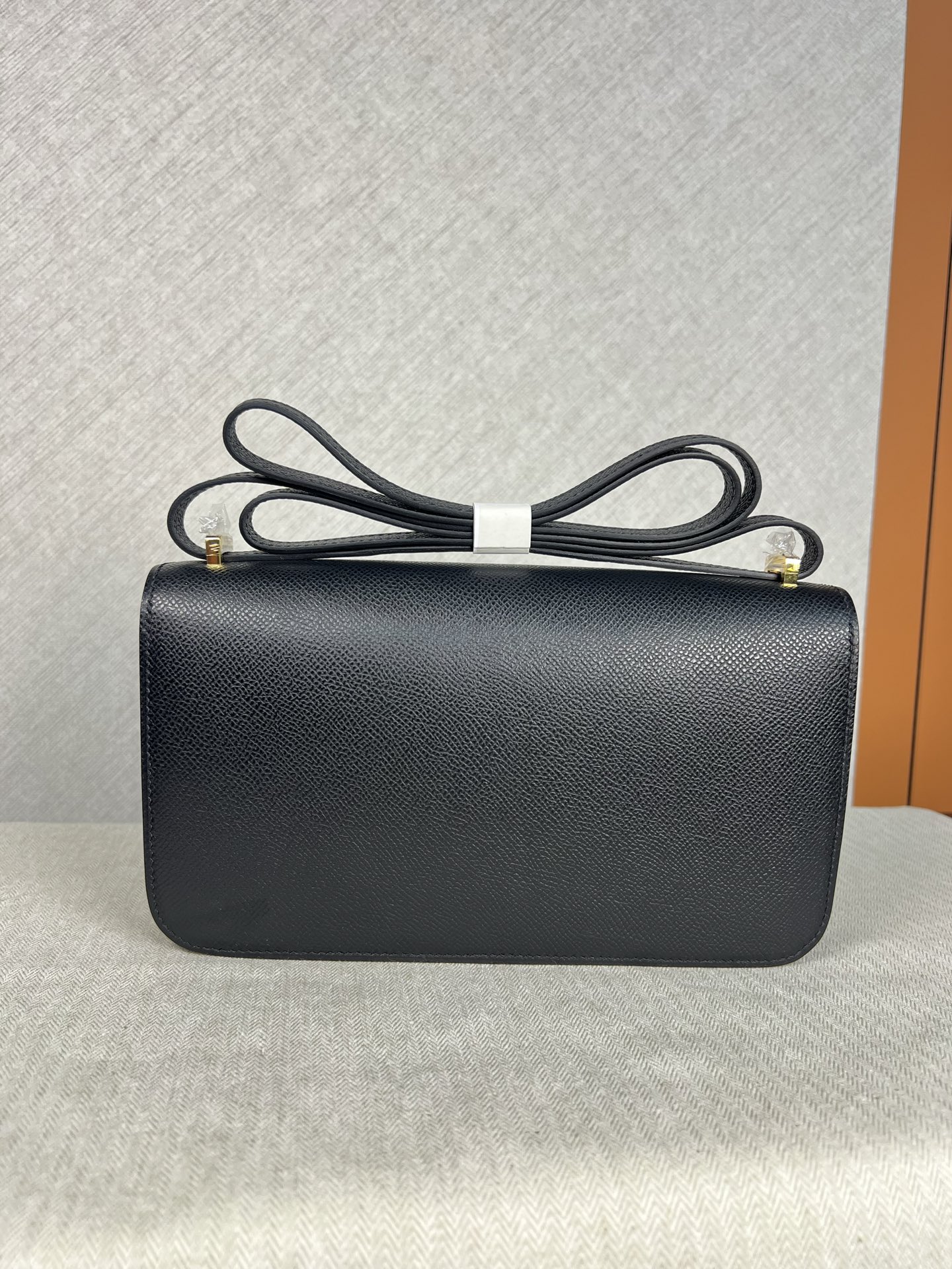 Hermes Constance 原單黑金H扣Epsom皮肩背斜背包| 13 Hermes Constance 原單黑金H扣Epsom皮肩背斜背包