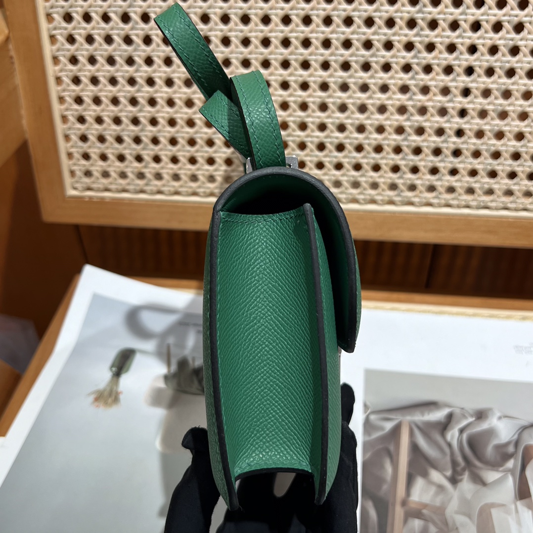 Hermes一比一Constance墨綠色Epsom牛皮斜背包高級質感女包| 7 Hermes一比一Constance墨綠色Epsom牛皮斜背包高級質感女包