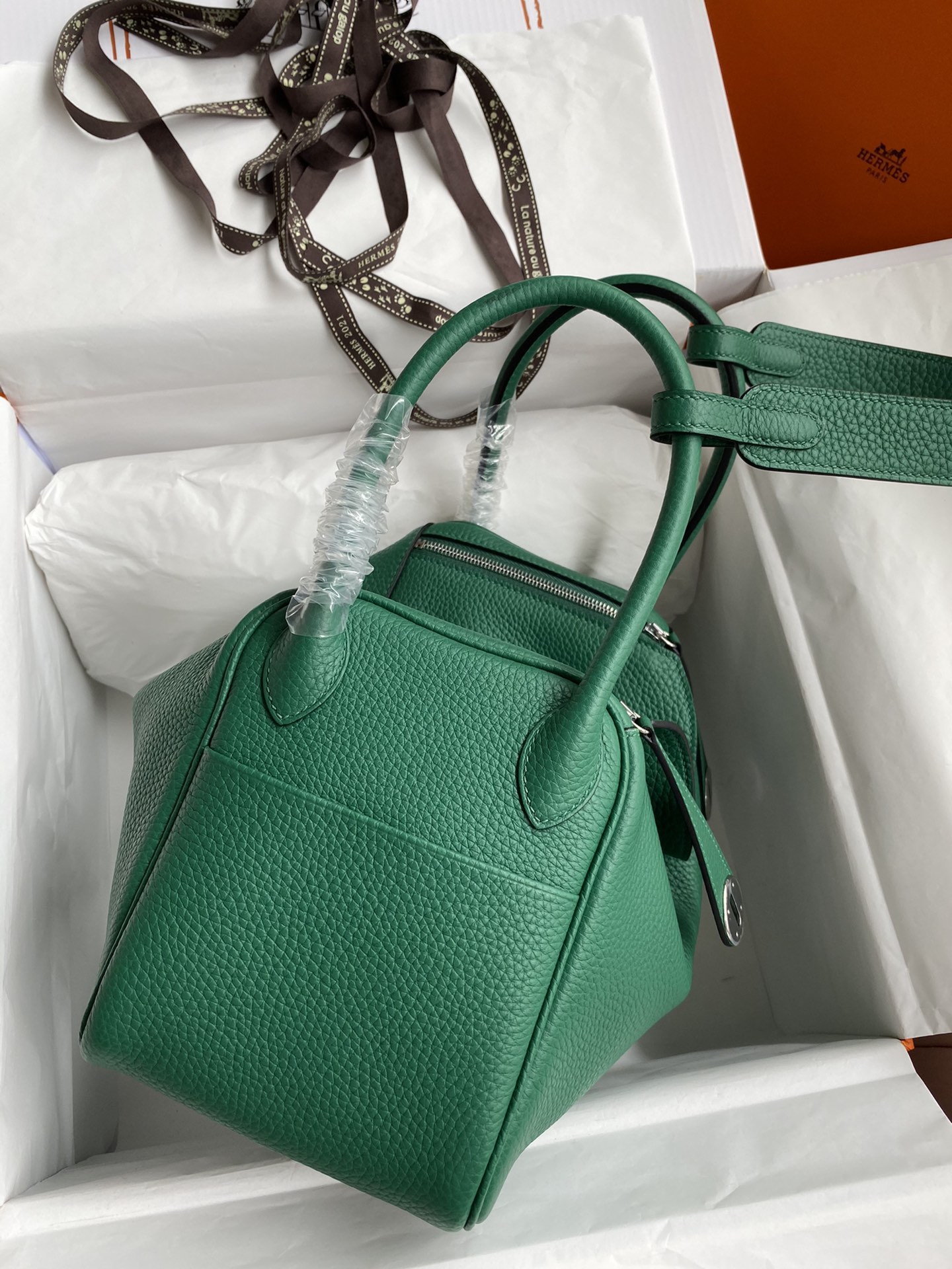 Hermes 一比一 Lindy 琳迪包 绿色 手提斜挎包 高级质感女包| 14 Hermes 一比一 Lindy 琳迪包 绿色 手提斜挎包 高级质感女包