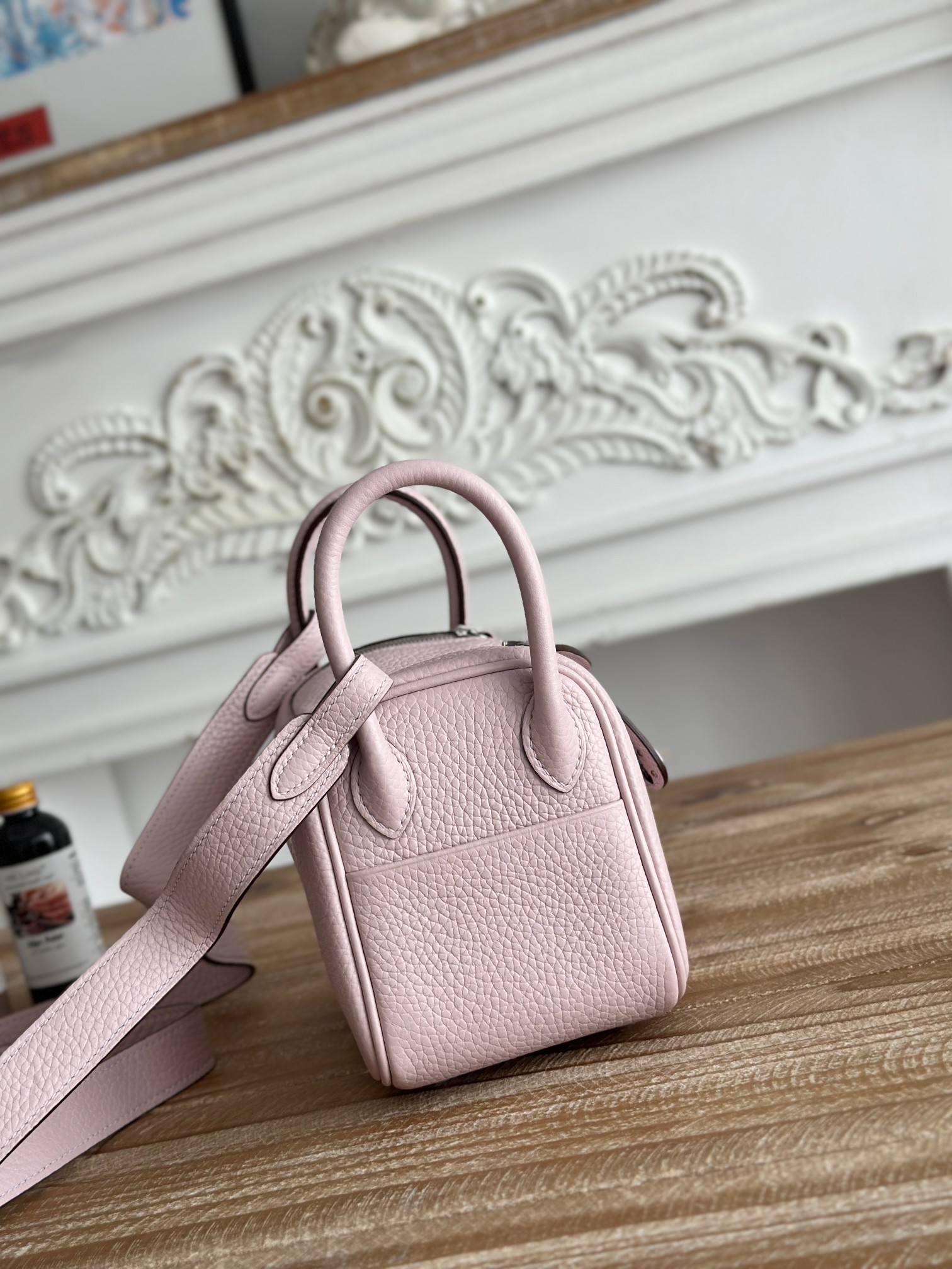 Hermes 高仿 Lindy琳迪包 mini粉色 手提斜挎包 女士小包| 14 Hermes 高仿 Lindy琳迪包 mini粉色 手提斜挎包 女士小包