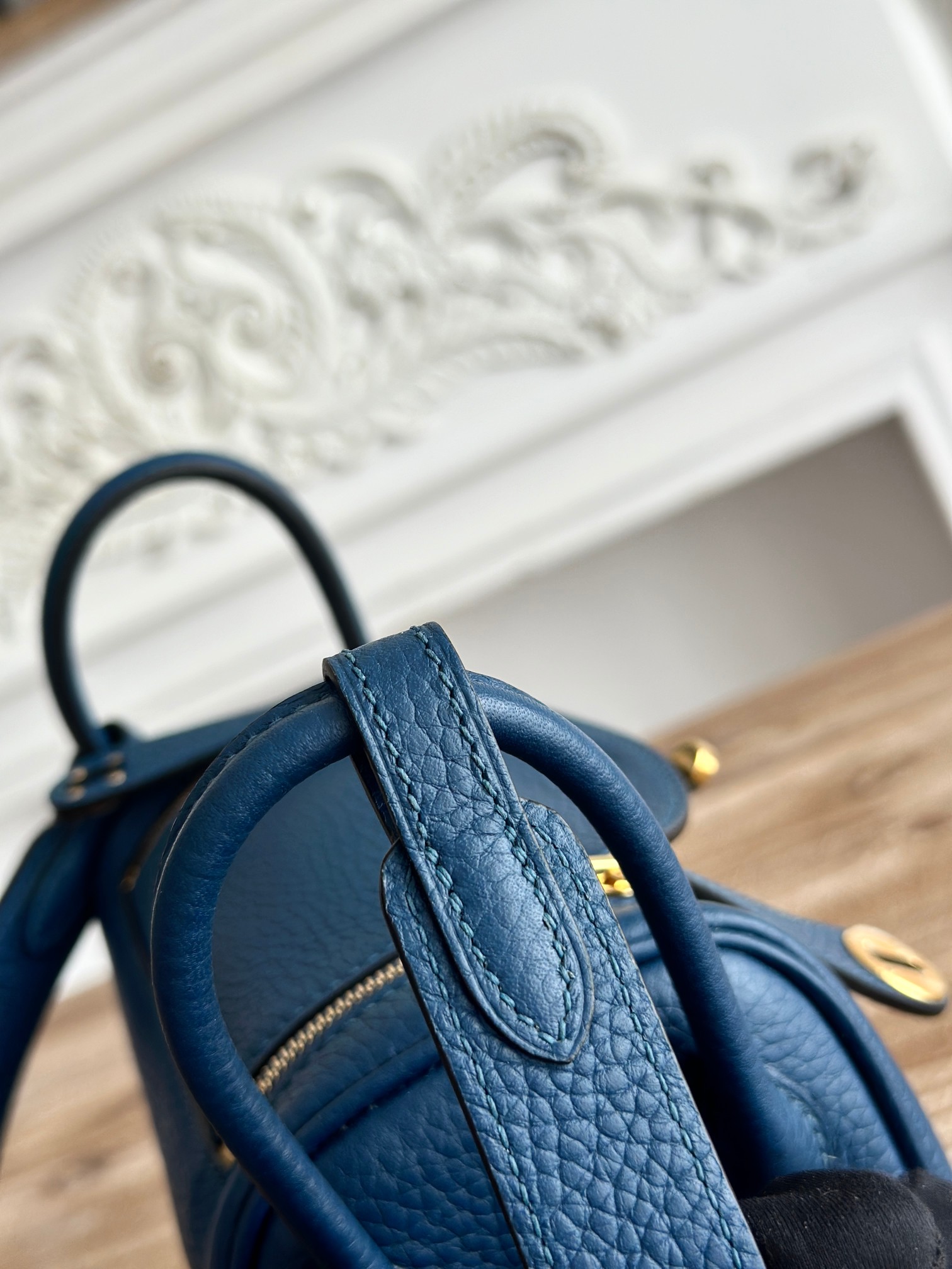 Hermes 原單 Lindy琳迪包 mini深蓝色 手提包 高端女包| 11 Hermes 原單 Lindy琳迪包 mini深蓝色 手提包 高端女包
