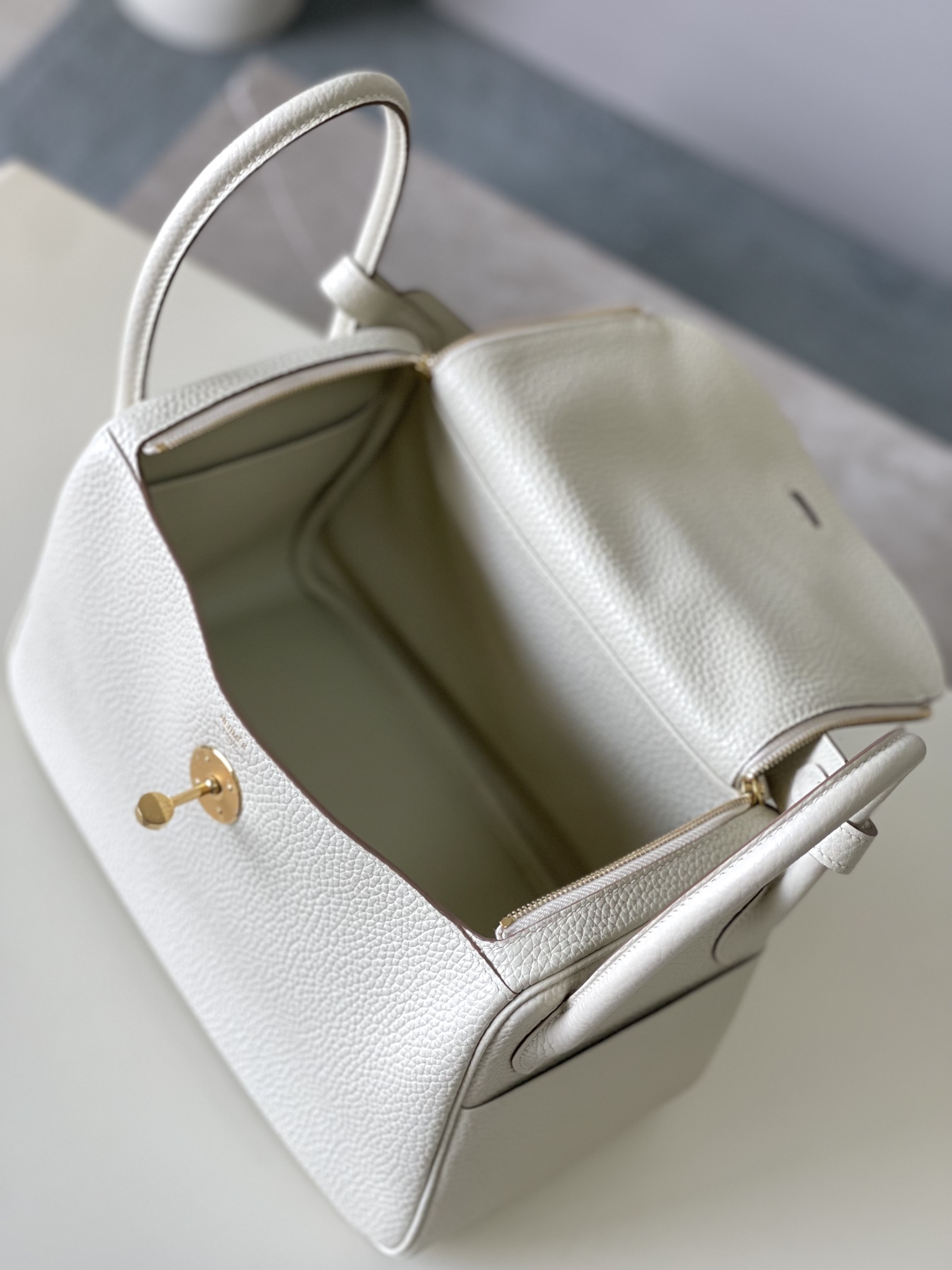 Hermes 一比一 Lindy琳迪包 mini米白色 手提斜挎包 百搭女包| 7 Hermes 一比一 Lindy琳迪包 mini米白色 手提斜挎包 百搭女包