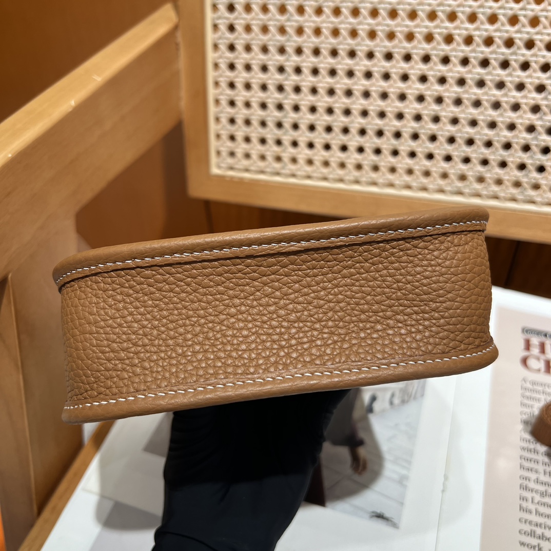 Hermes 一比一 Evelyne Mini 斜挎包 米白色 简约气质款| 11 Hermes 一比一 Evelyne Mini 斜挎包 米白色 简约气质款