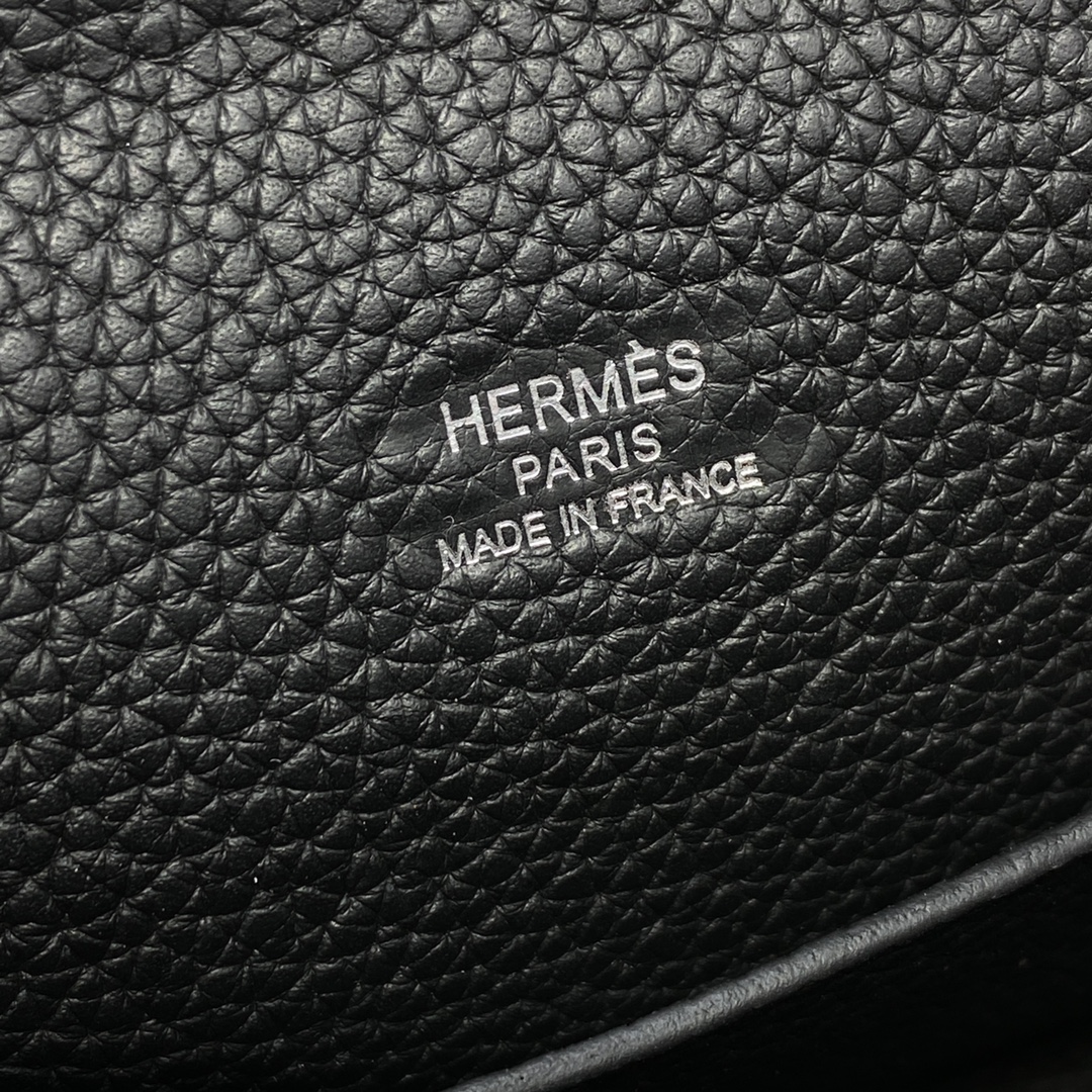Hermes 高仿 Evelyne TPM 深藍拼棕肩帶迷你斜背包 高級感款| 8 Hermes 高仿 Evelyne TPM 深藍拼棕肩帶迷你斜背包 高級感款