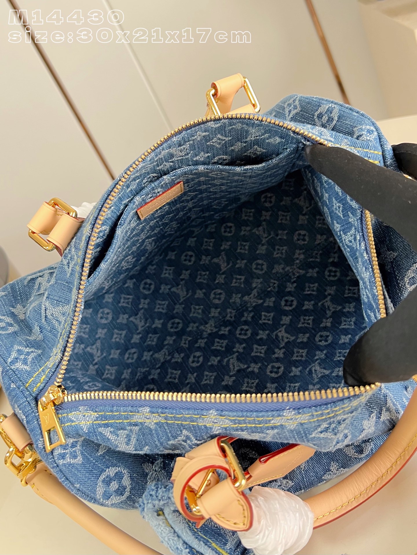 LV 原單 女款 Speedy 牛仔手提包 經典老花拼接 百搭款| 17 LV 原單 女款 Speedy 牛仔手提包 經典老花拼接 百搭款