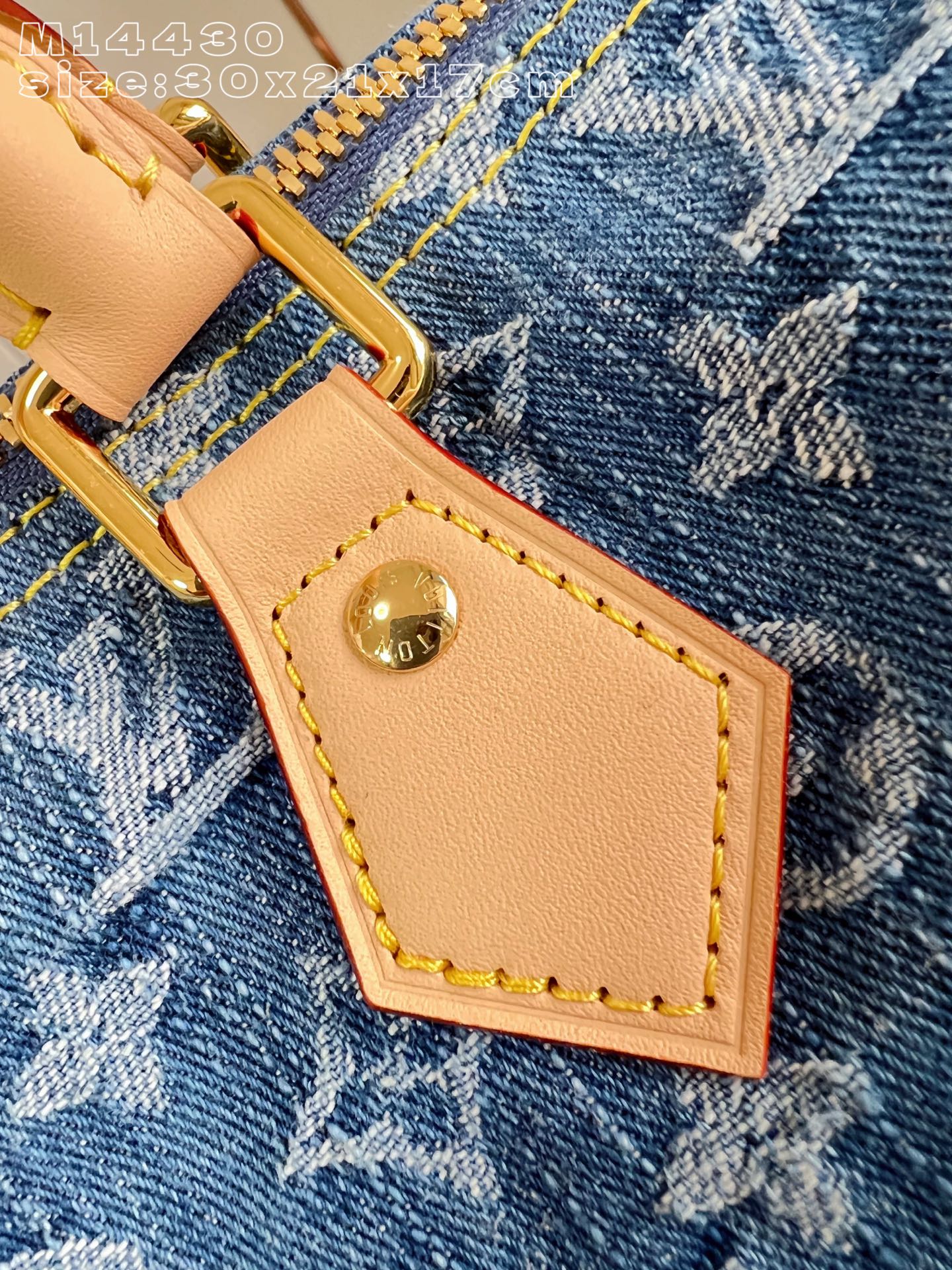 LV 原單 女款 Speedy 牛仔手提包 經典老花拼接 百搭款| 13 LV 原單 女款 Speedy 牛仔手提包 經典老花拼接 百搭款