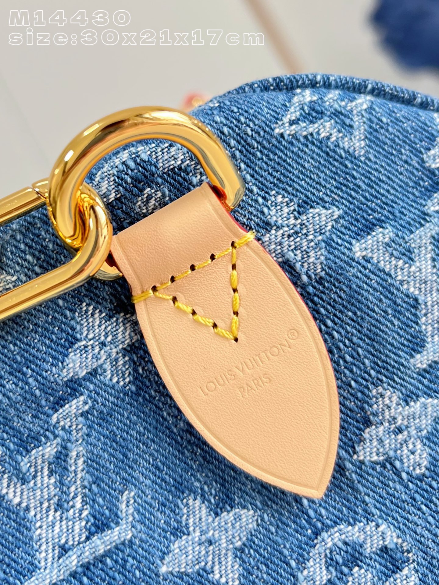 LV 原單 女款 Speedy 牛仔手提包 經典老花拼接 百搭款| 10 LV 原單 女款 Speedy 牛仔手提包 經典老花拼接 百搭款