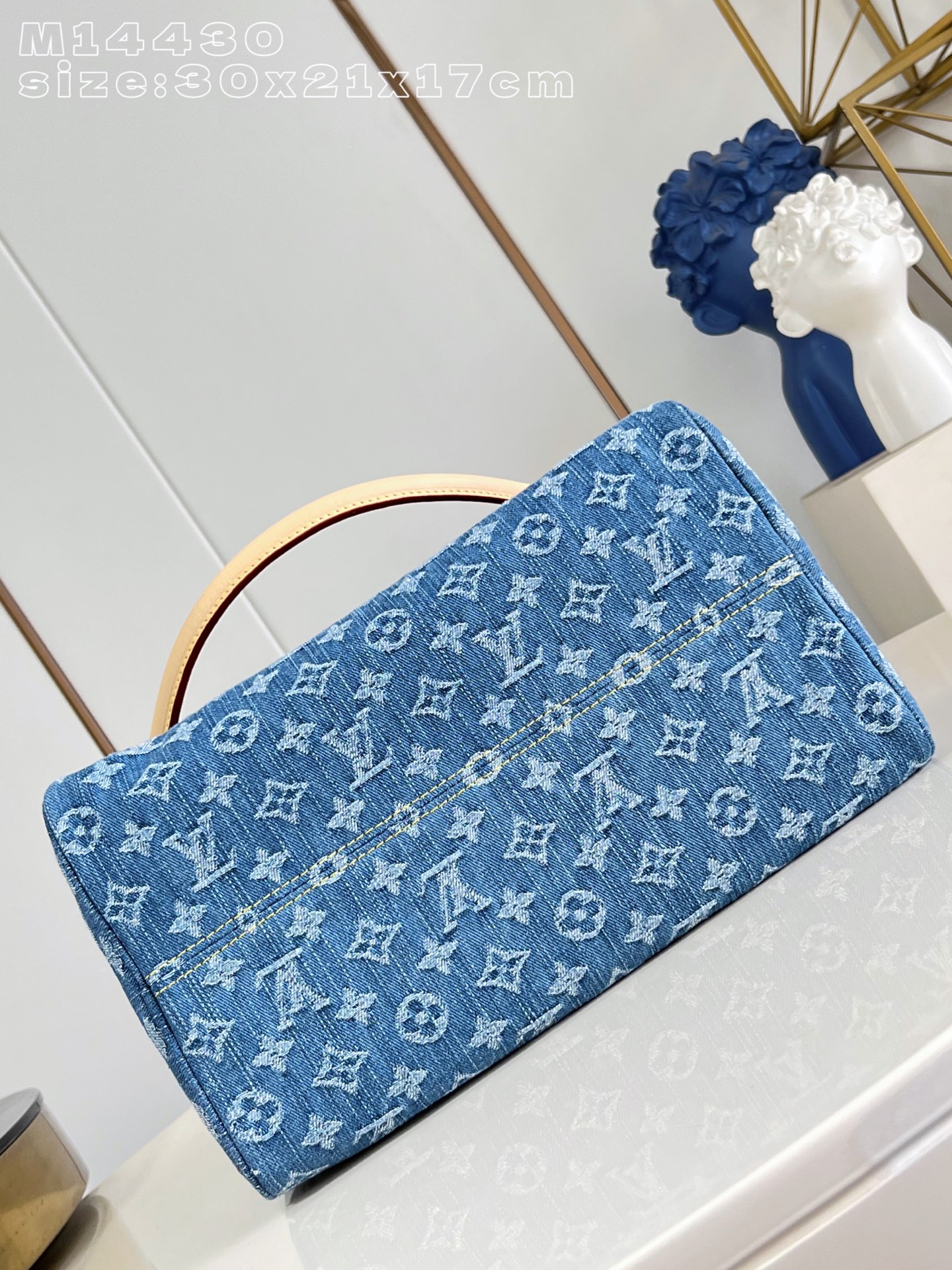 LV 原單 女款 Speedy 牛仔手提包 經典老花拼接 百搭款| 8 LV 原單 女款 Speedy 牛仔手提包 經典老花拼接 百搭款