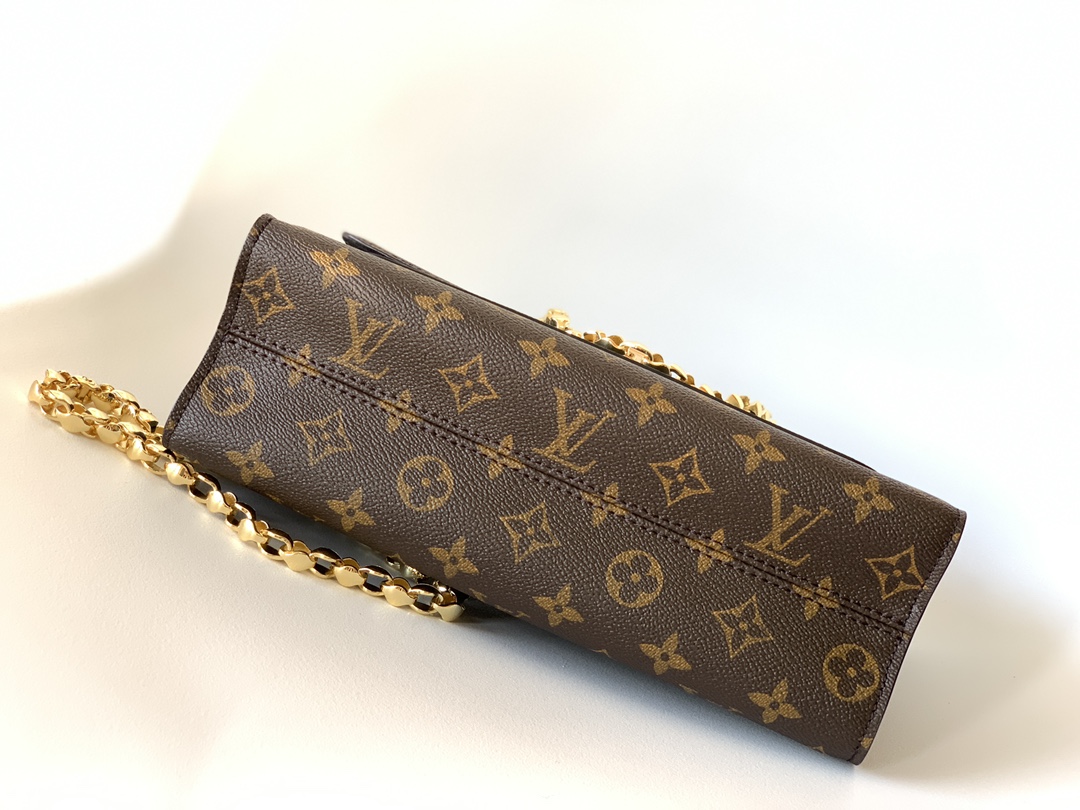 LV 高仿 女款 鏈條翻蓋包 黑色經典設計 百搭氣質款| 11 LV 高仿 女款 鏈條翻蓋包 黑色經典設計 百搭氣質款
