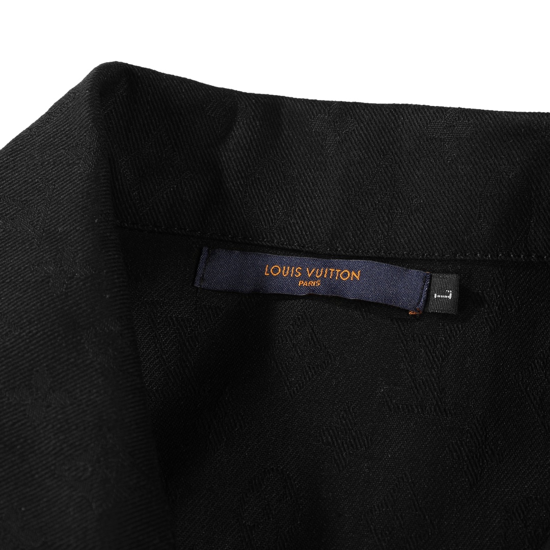 LV A貨 黑色工裝外套 翻領設計 多口袋休閒男裝| 12 LV A貨 黑色工裝外套 翻領設計 多口袋休閒男裝