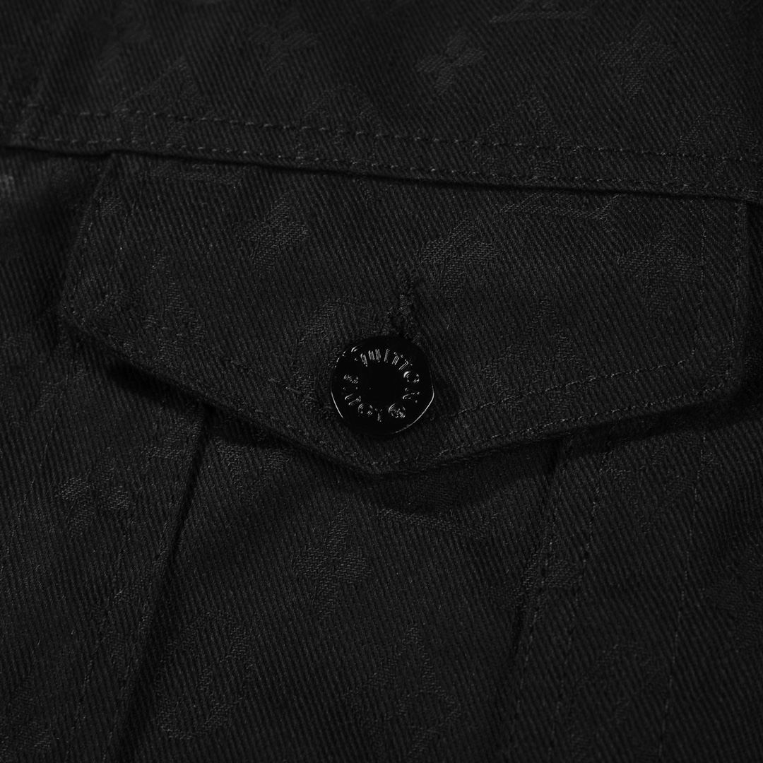 LV A貨 黑色工裝外套 翻領設計 多口袋休閒男裝| 11 LV A貨 黑色工裝外套 翻領設計 多口袋休閒男裝