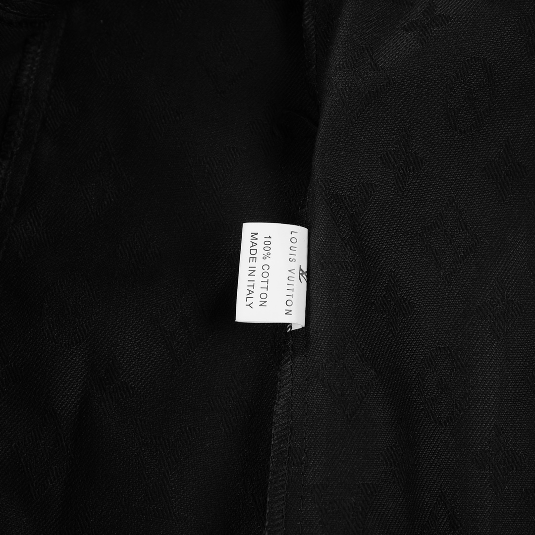 LV A貨 黑色工裝外套 翻領設計 多口袋休閒男裝| 9 LV A貨 黑色工裝外套 翻領設計 多口袋休閒男裝