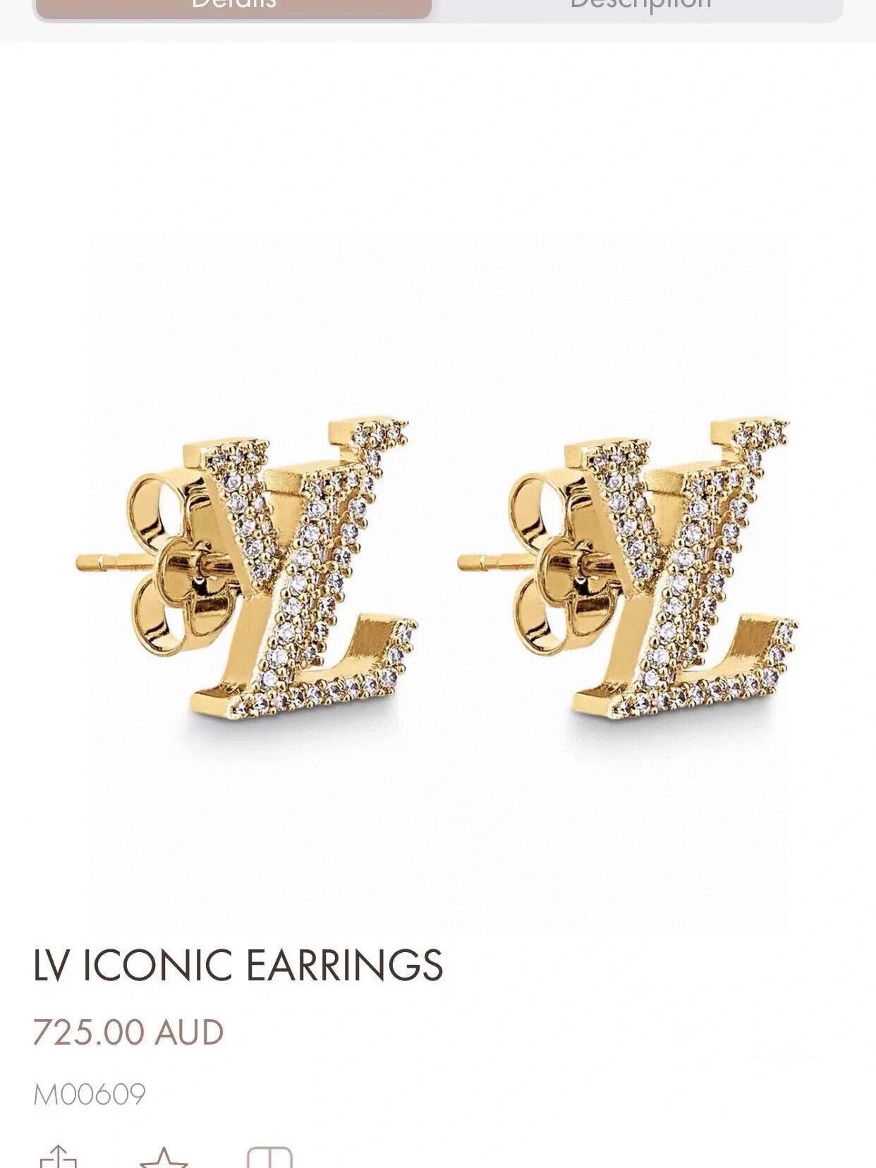LV 一比一 女款 Monogram鑲鑽耳環 經典LOGO設計 高端氣質百搭飾品推薦| 6 LV 一比一 女款 Monogram鑲鑽耳環 經典LOGO設計 高端氣質百搭飾品推薦