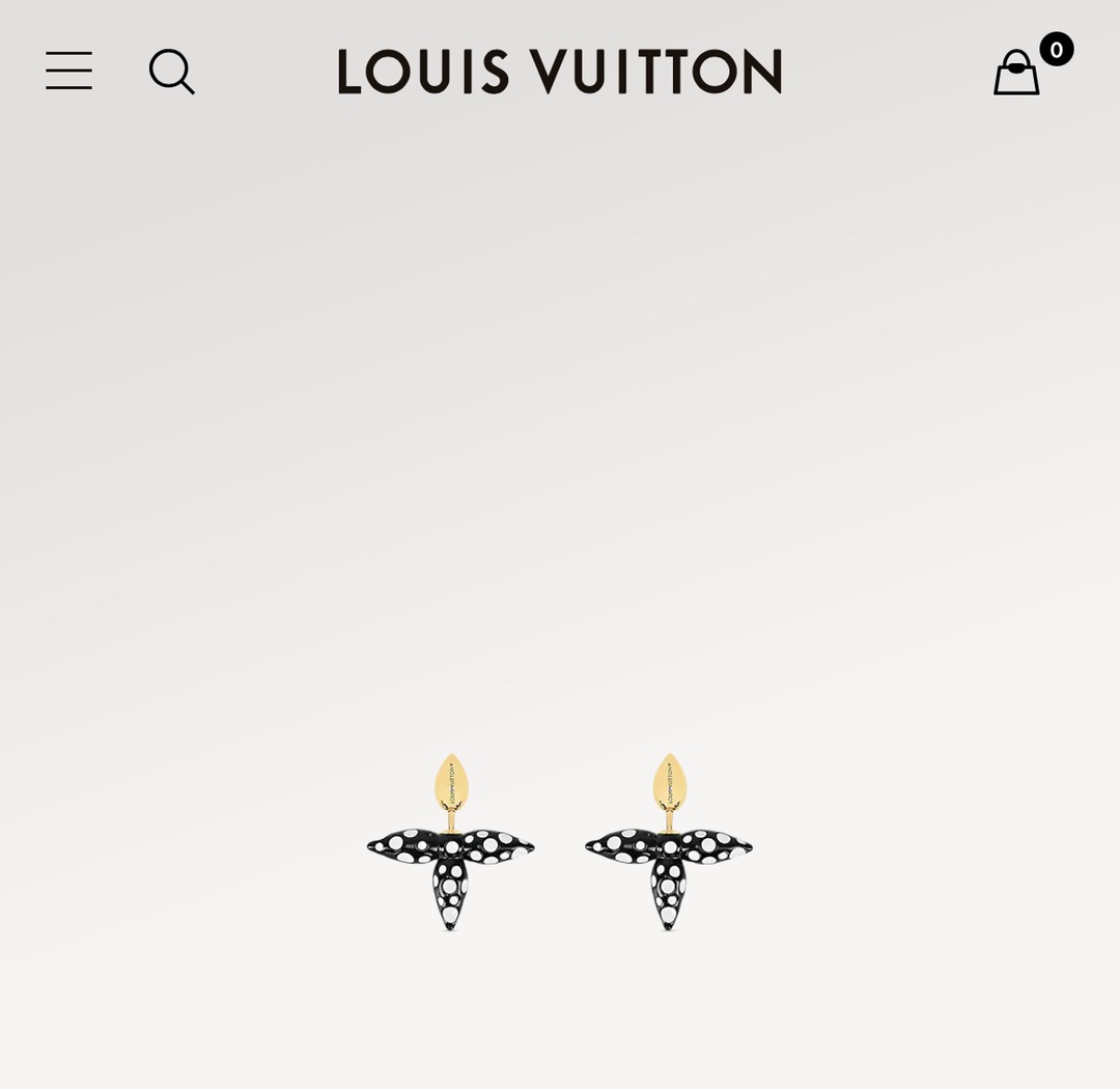 LV A貨 女款 波點花朵耳環 黑白撞色設計 個性時尚高端飾品推薦款| 10 LV A貨 女款 波點花朵耳環 黑白撞色設計 個性時尚高端飾品推薦款