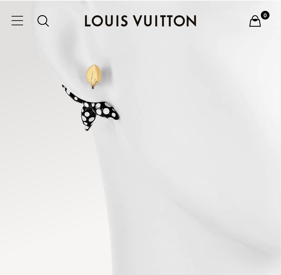 LV A貨 女款 波點花朵耳環 黑白撞色設計 個性時尚高端飾品推薦款| 8 LV A貨 女款 波點花朵耳環 黑白撞色設計 個性時尚高端飾品推薦款