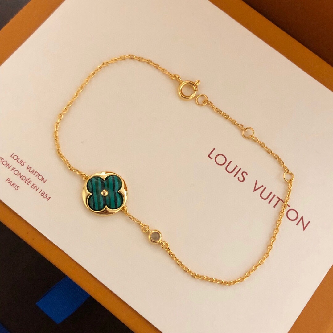 LV 一比一 女款 四葉花手鏈 玫瑰金細鏈設計 優雅氣質高端飾品推薦| 9 LV 一比一 女款 四葉花手鏈 玫瑰金細鏈設計 優雅氣質高端飾品推薦