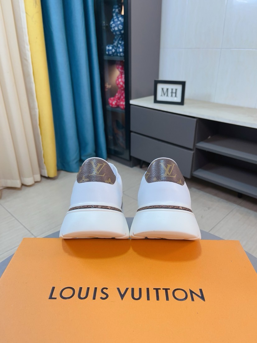 LV 原單 男款棕色Monogram厚底運動鞋 經典款| 7 LV 原單 男款棕色Monogram厚底運動鞋 經典款