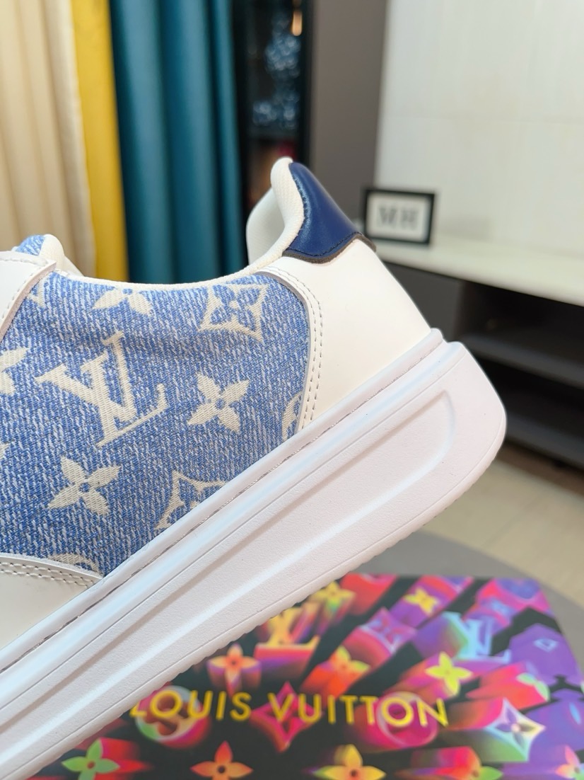 LV 一比一 Monogram 黑白拼接運動鞋 男士厚底休閒潮鞋| 10 LV 一比一 Monogram 黑白拼接運動鞋 男士厚底休閒潮鞋
