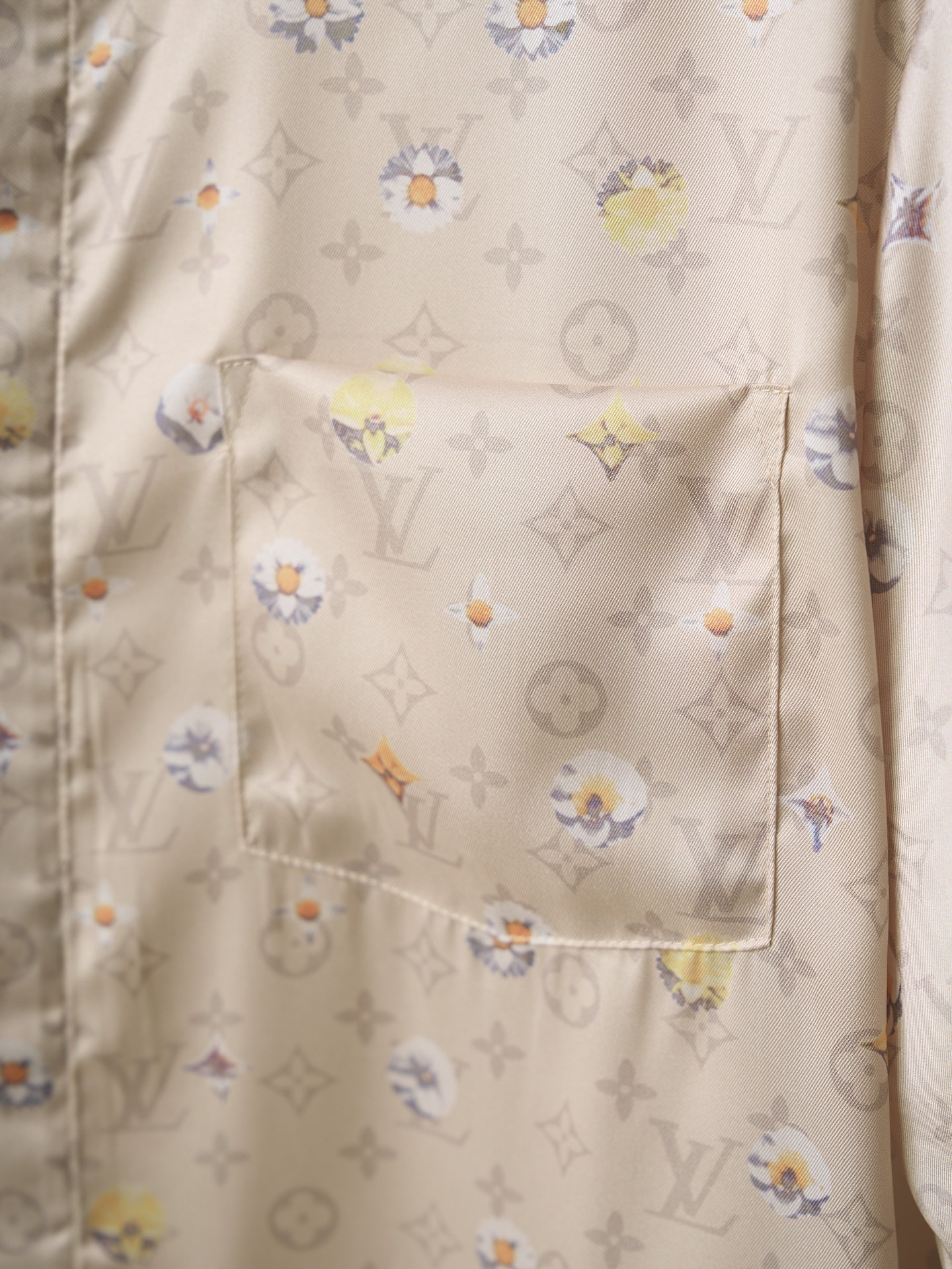 LV高仿滿版印花短袖襯衫花卉圖案休閒時尚款| 10 LV高仿滿版印花短袖襯衫花卉圖案休閒時尚款