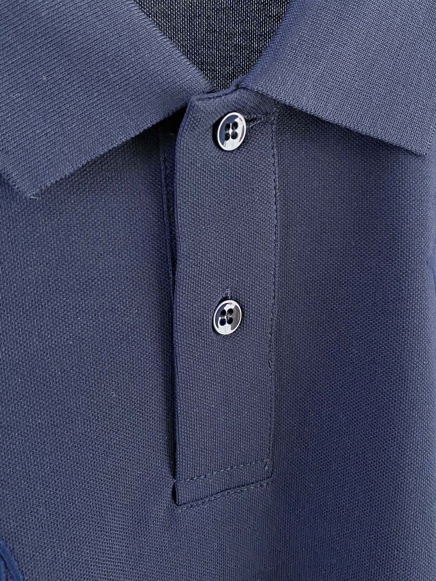LV高仿POLO衫 經典暗紋Logo設計 商務休閒款 深藍| 11 LV高仿POLO衫 經典暗紋Logo設計 商務休閒款 深藍