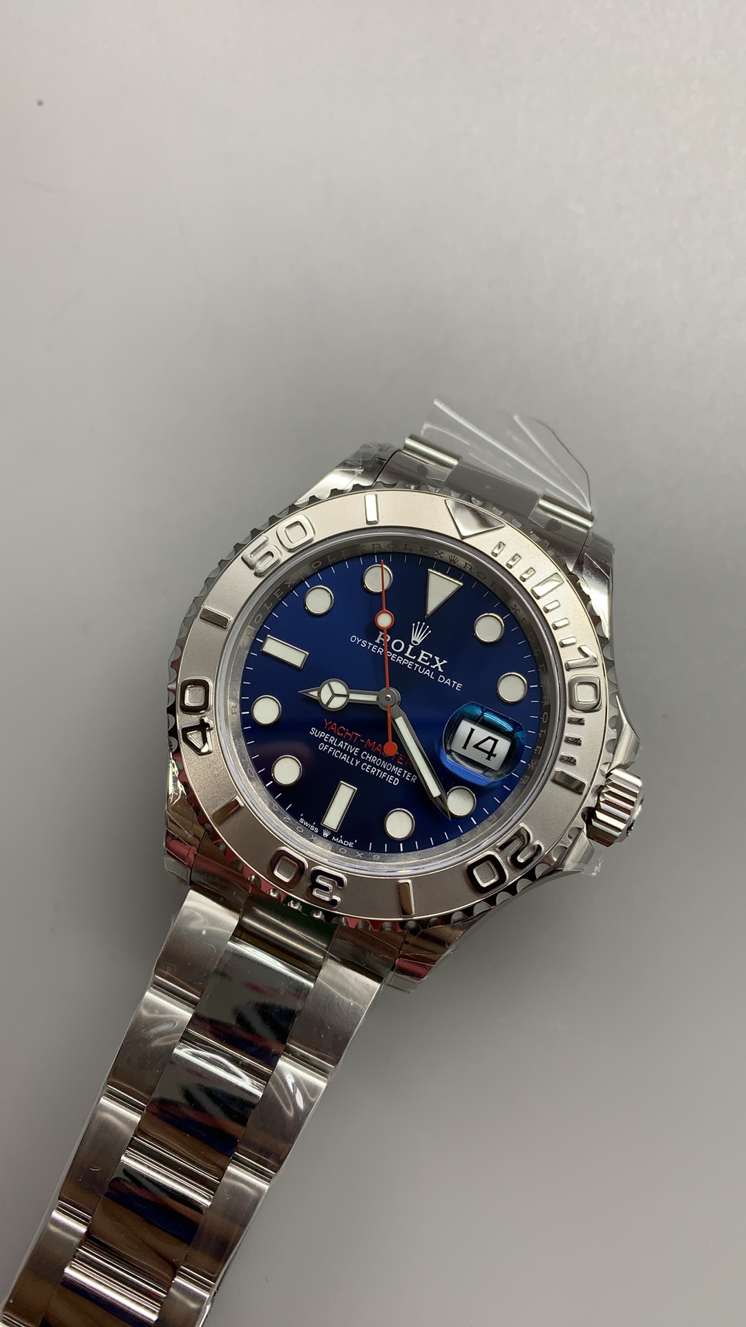 Rolex Yacht-Master 蓝盘钢带男士机械手表 一比一复刻腕表| 14 Rolex Yacht-Master 蓝盘钢带男士机械手表 一比一复刻腕表