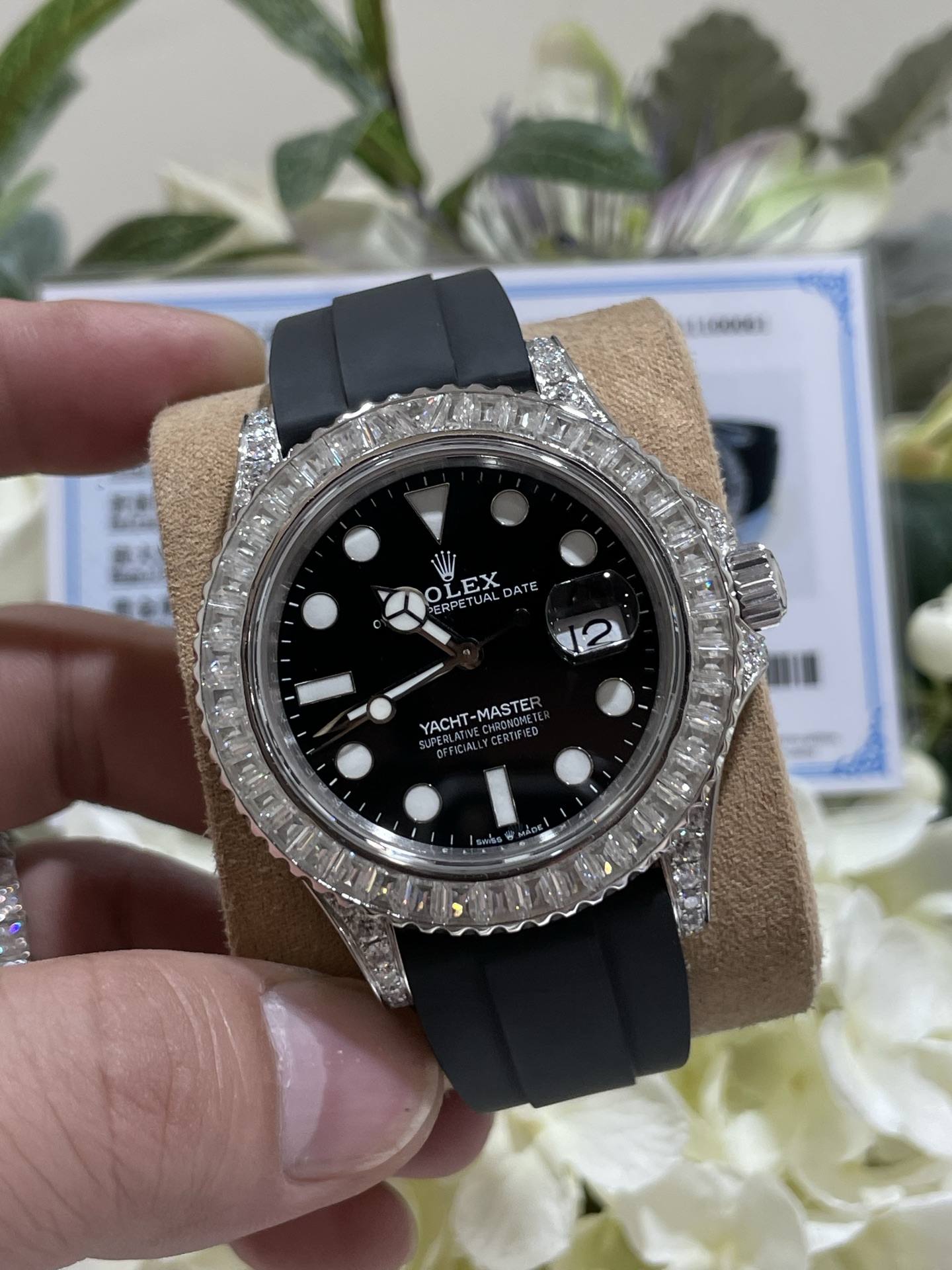 Rolex Yacht-Master 精钢黑盘男士机械腕表 一比一复刻| 13 Rolex Yacht-Master 精钢黑盘男士机械腕表 一比一复刻