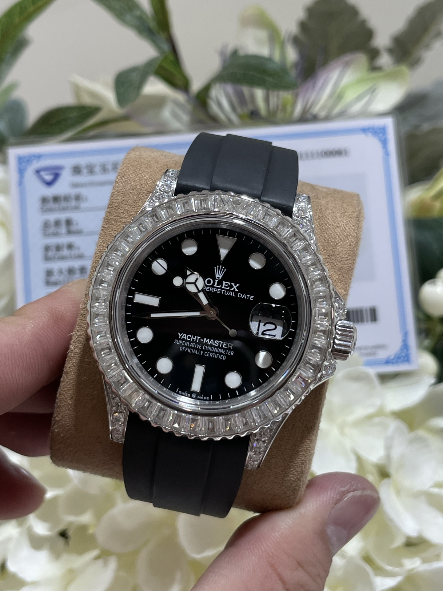 Rolex Yacht-Master 精钢黑盘男士机械腕表 一比一复刻| 14 Rolex Yacht-Master 精钢黑盘男士机械腕表 一比一复刻