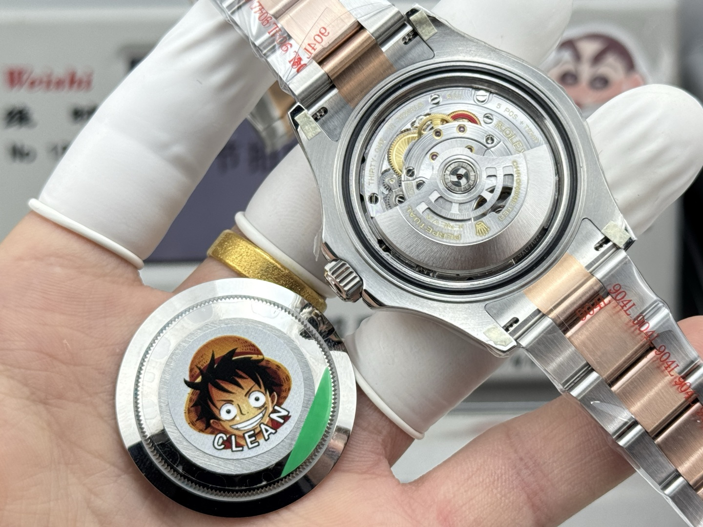 Rolex高仿 Yacht-Master 玫瑰金珍珠母贝粉钻女款机械腕表| 8 Rolex高仿 Yacht-Master 玫瑰金珍珠母贝粉钻女款机械腕表