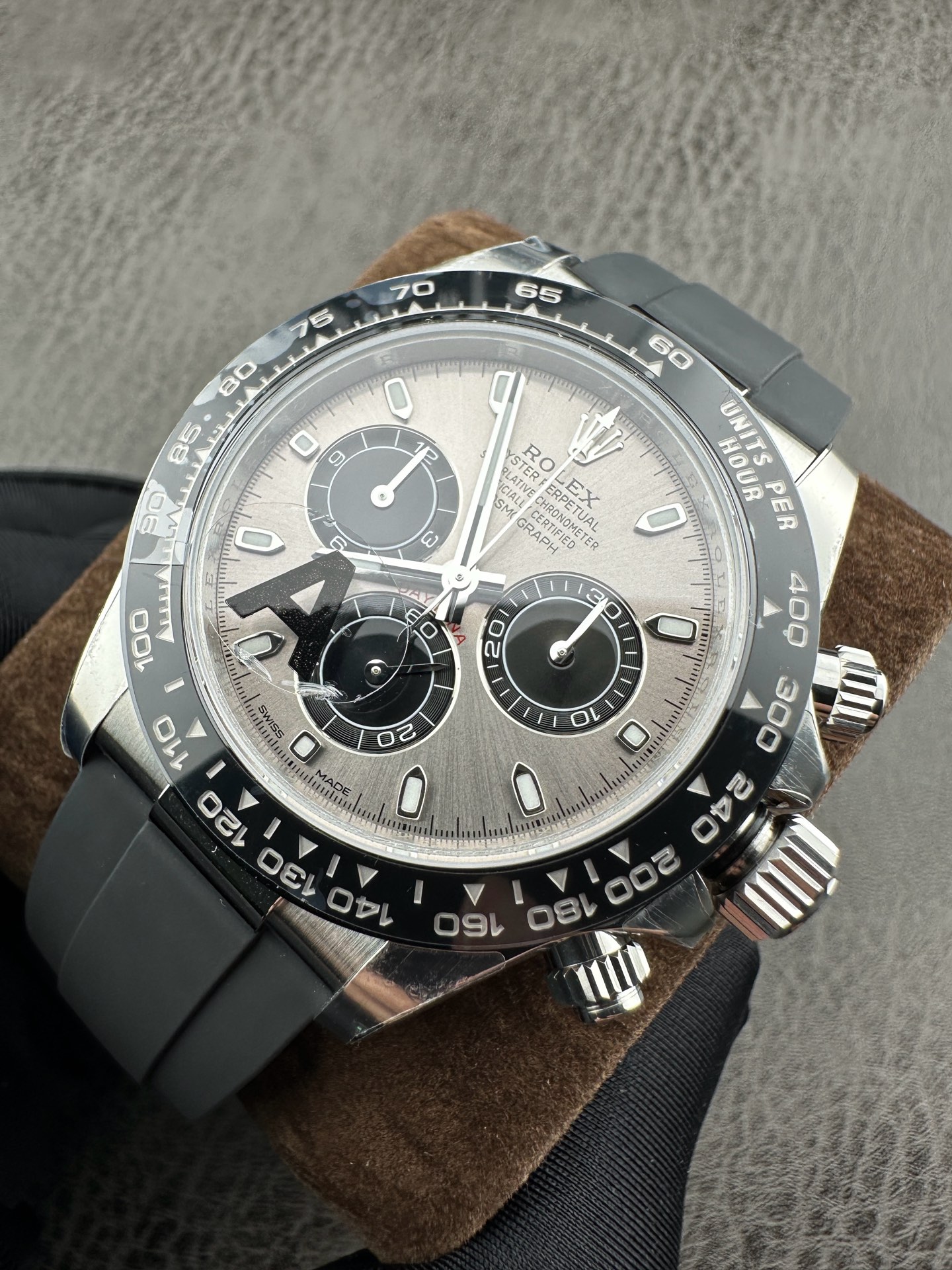 Rolex Daytona 灰盘计时橡胶带男士机械腕表 一比一复刻| 13 Rolex Daytona 灰盘计时橡胶带男士机械腕表 一比一复刻