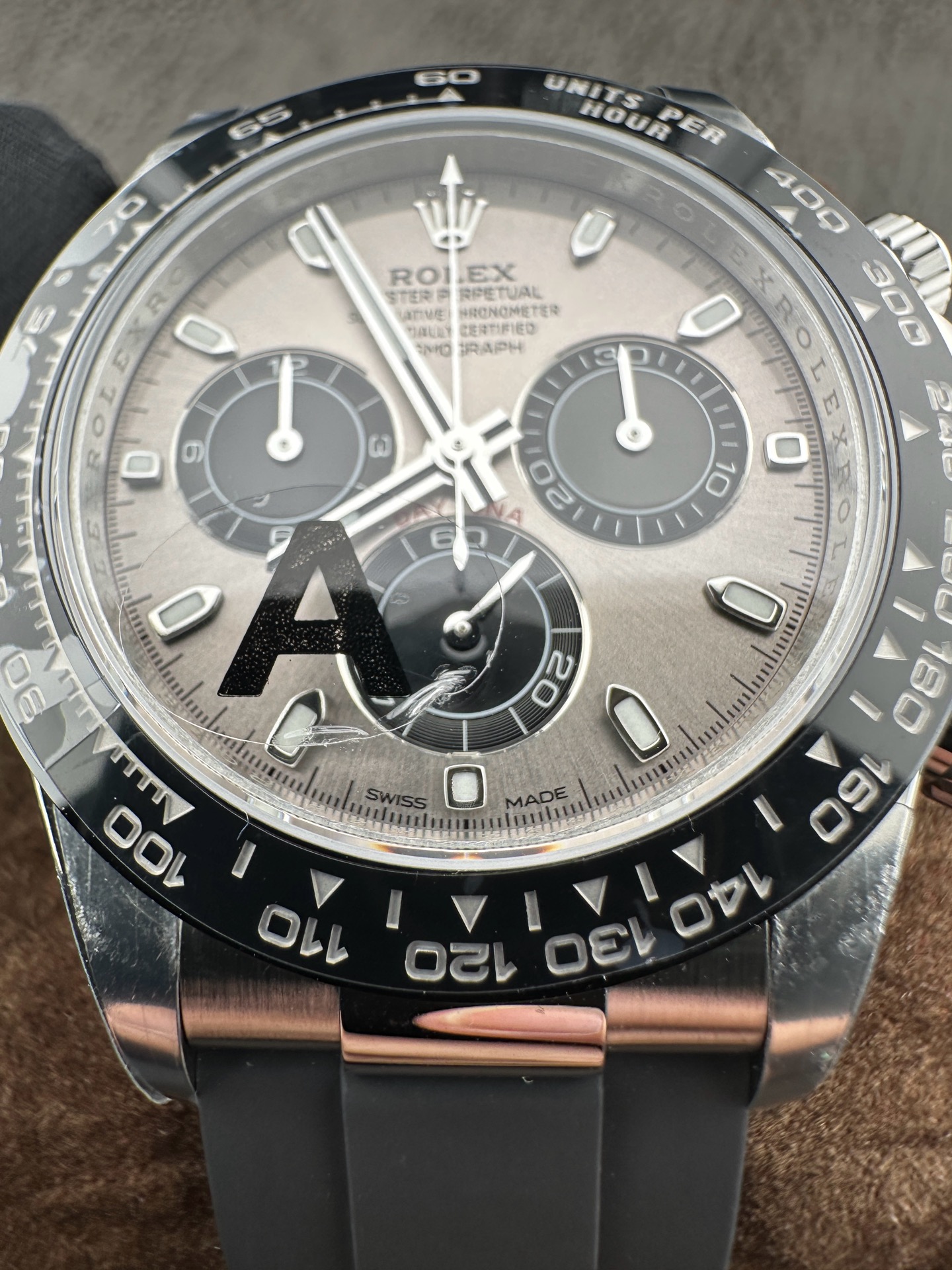 Rolex Daytona 灰盘计时橡胶带男士机械腕表 一比一复刻| 12 Rolex Daytona 灰盘计时橡胶带男士机械腕表 一比一复刻
