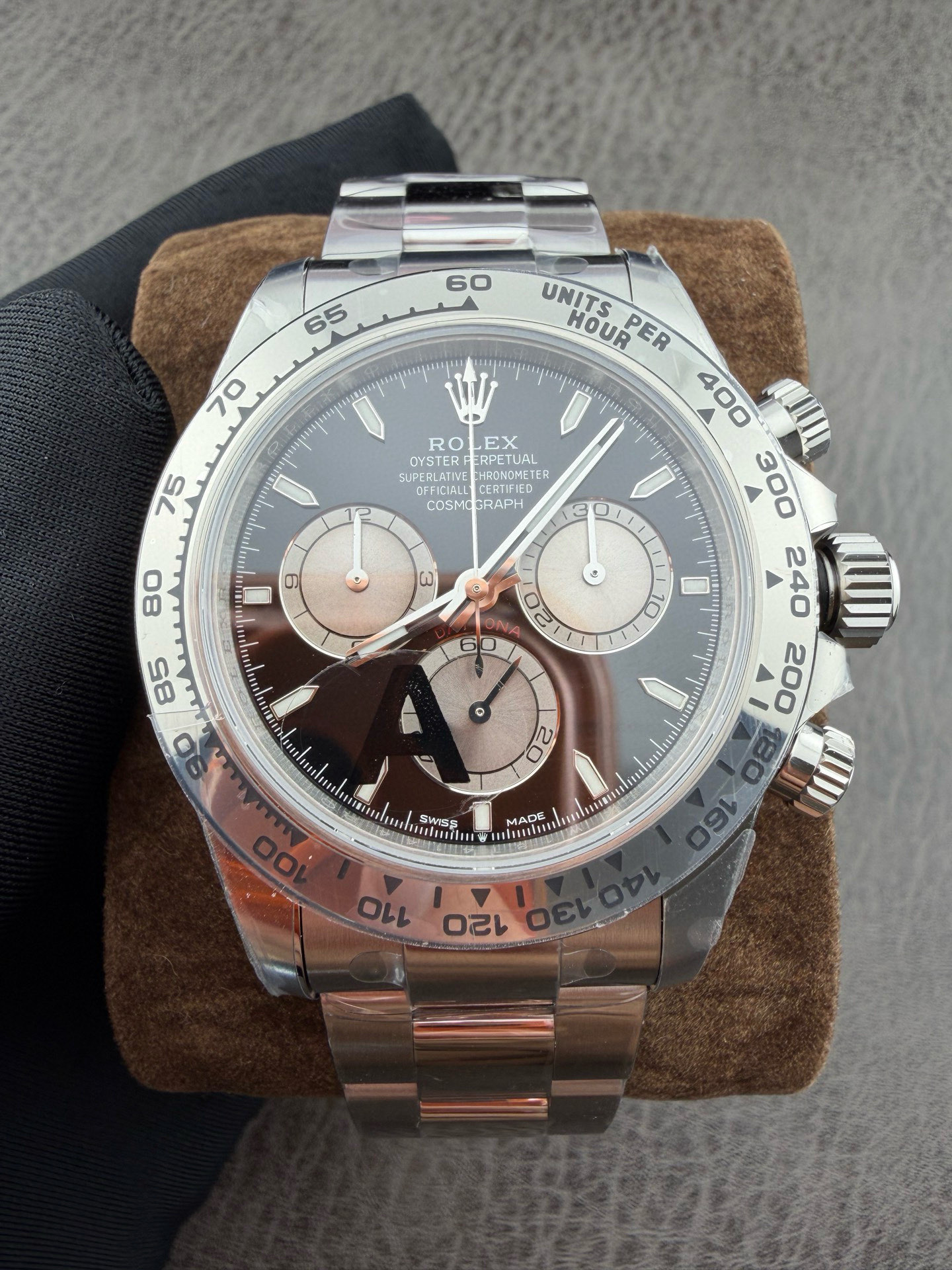 ROLEX 高仿 男款 Daytona 計時腕錶 黑灰熊貓盤 經典運動風| 14 ROLEX 高仿 男款 Daytona 計時腕錶 黑灰熊貓盤 經典運動風