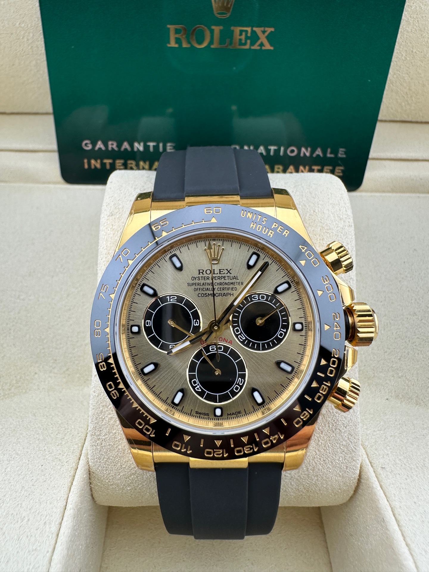 ROLEX 原單 男款 Daytona 金殼黑面計時腕錶 經典三眼設計| 14 ROLEX 原單 男款 Daytona 金殼黑面計時腕錶 經典三眼設計