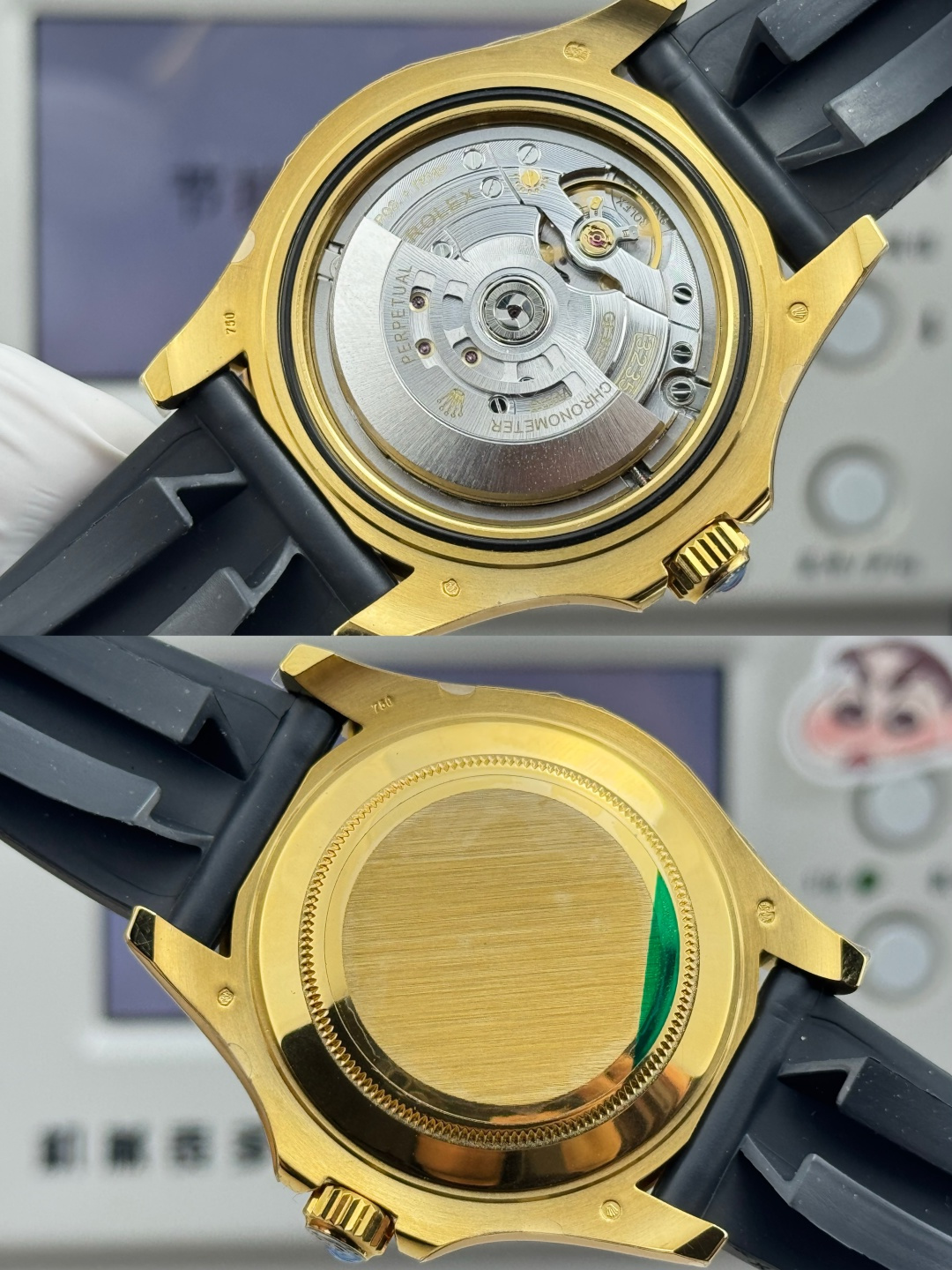 ROLEX A貨 男款 Yacht-Master 黑金配色 膠帶運動腕錶| 7 ROLEX A貨 男款 Yacht-Master 黑金配色 膠帶運動腕錶
