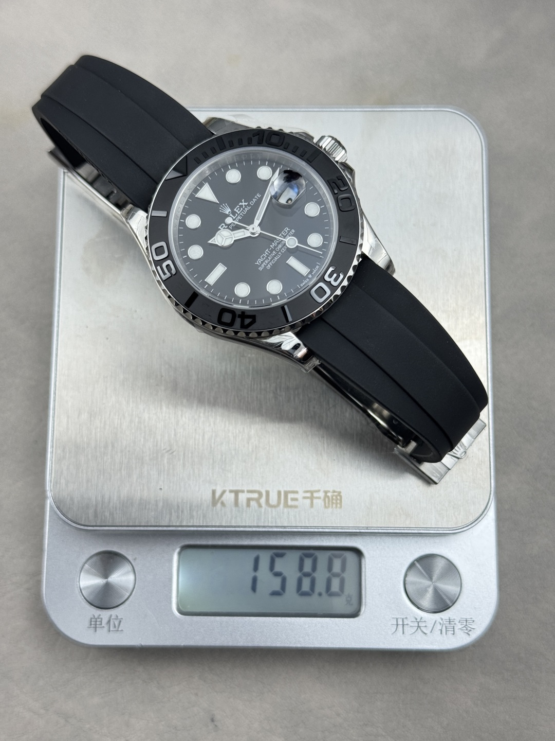 ROLEX 高仿 男款 Yacht-Master 黑面膠帶 運動潛水腕錶| 9 ROLEX 高仿 男款 Yacht-Master 黑面膠帶 運動潛水腕錶